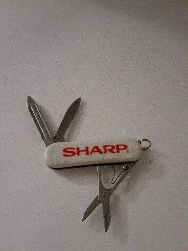 Sharp Brand Advertising Stainless Pocket knife small folding Nail File, Scissors