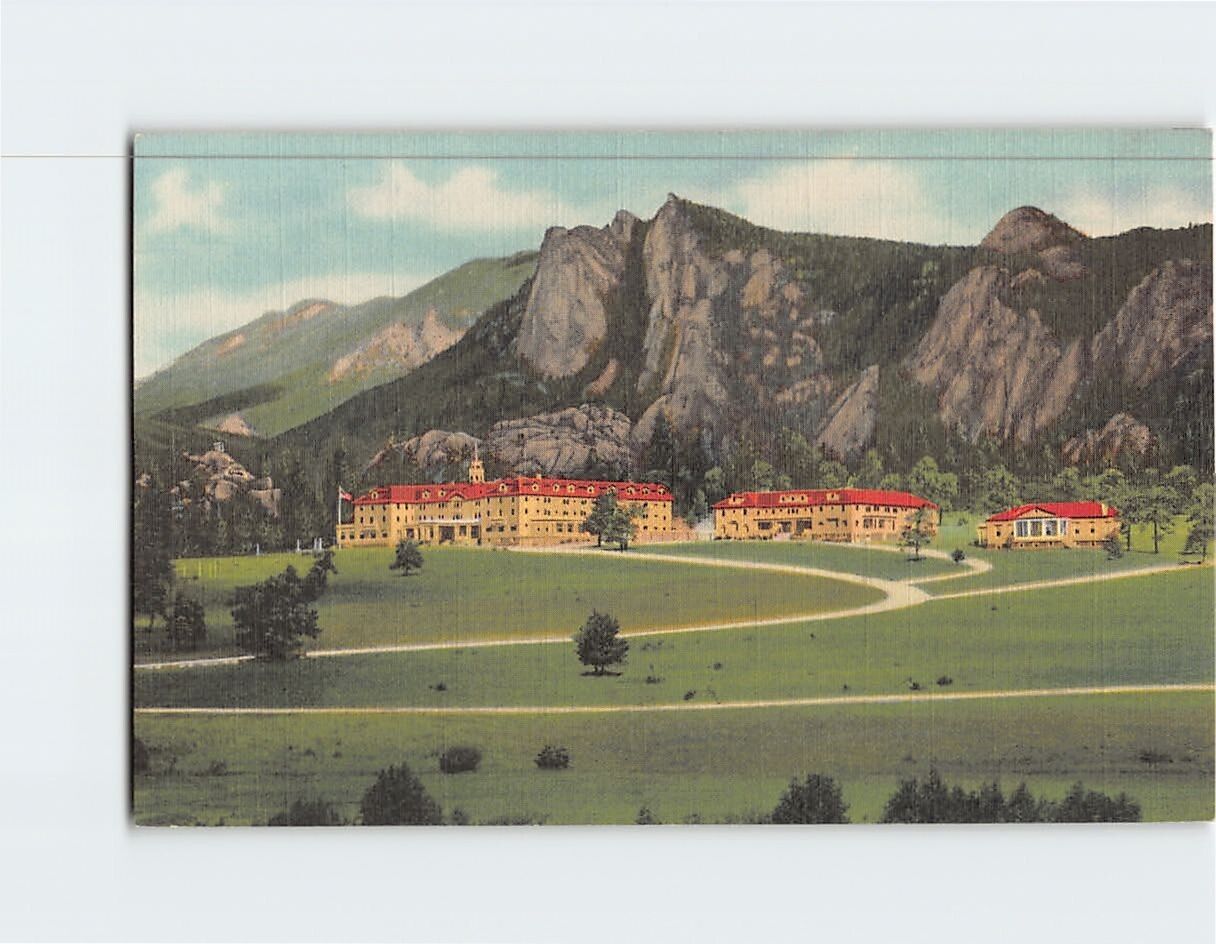 Postcard Stanley Hotel Estes Park Rocky Mountain National Park Colorado USA