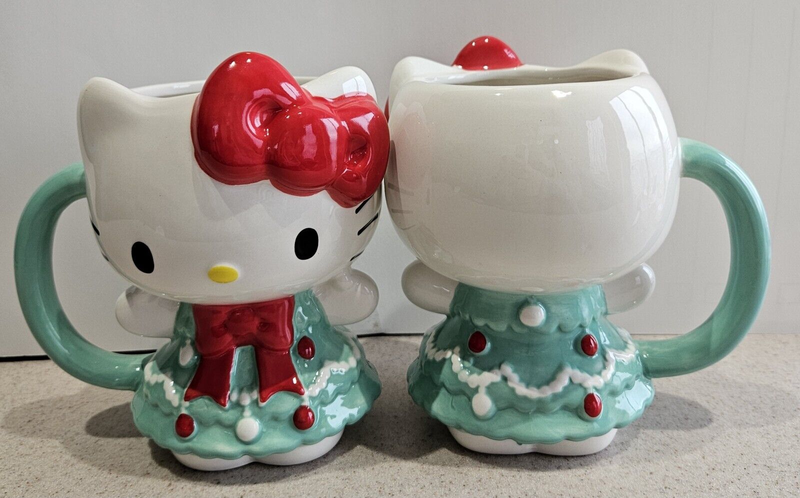 New Hello Kitty Christmas Tree Dress Ceramic Mug