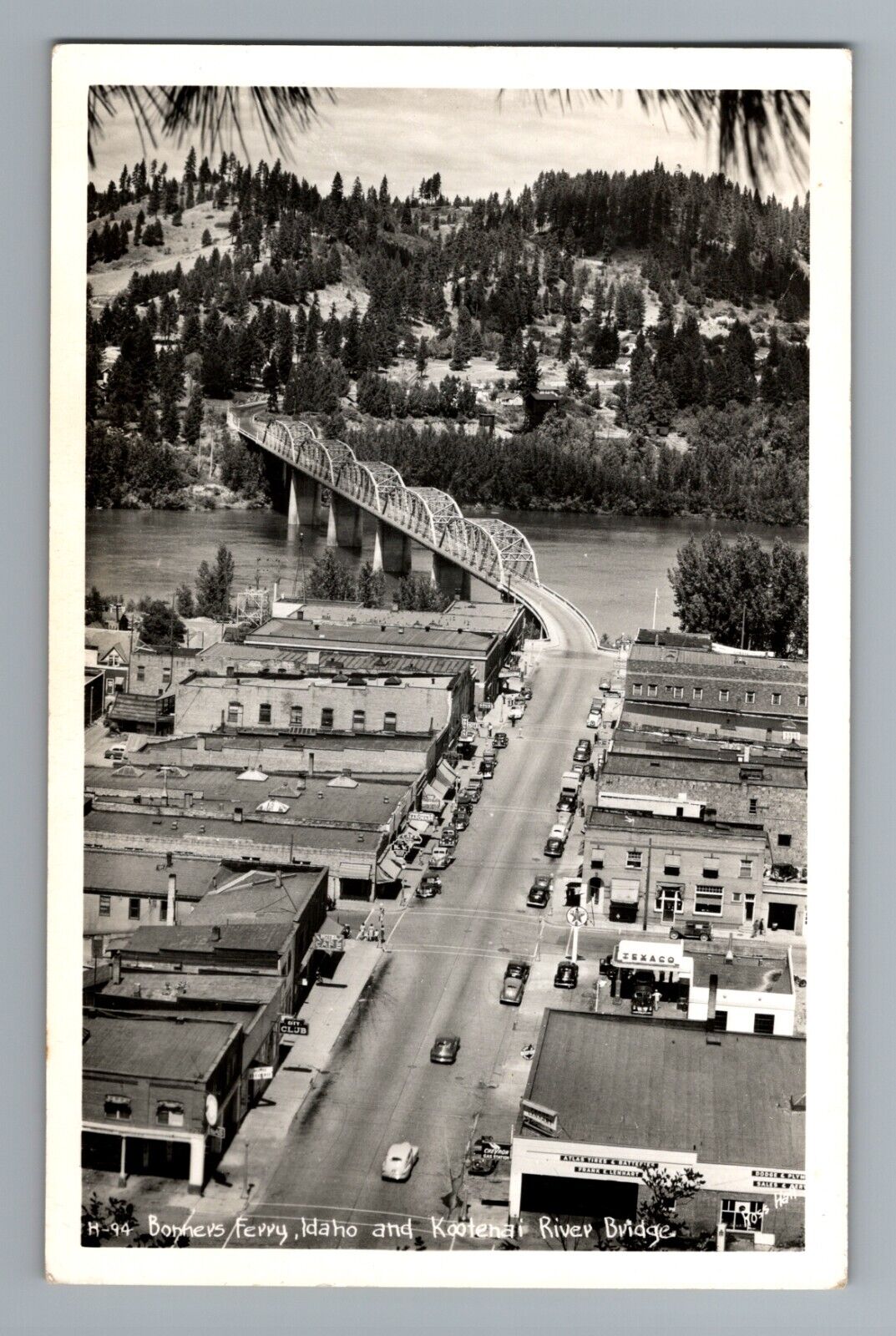 1950s Bonners Ferry Idaho Kootenai River Bridge Real Photo Postcard 3.5x5.5 RPPC