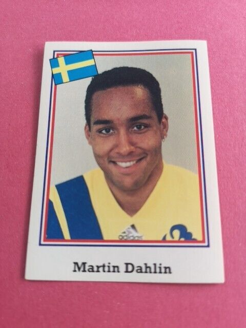 Martin Dahlin Sweden 1994 Euroflash Sticker Football World Cup #127