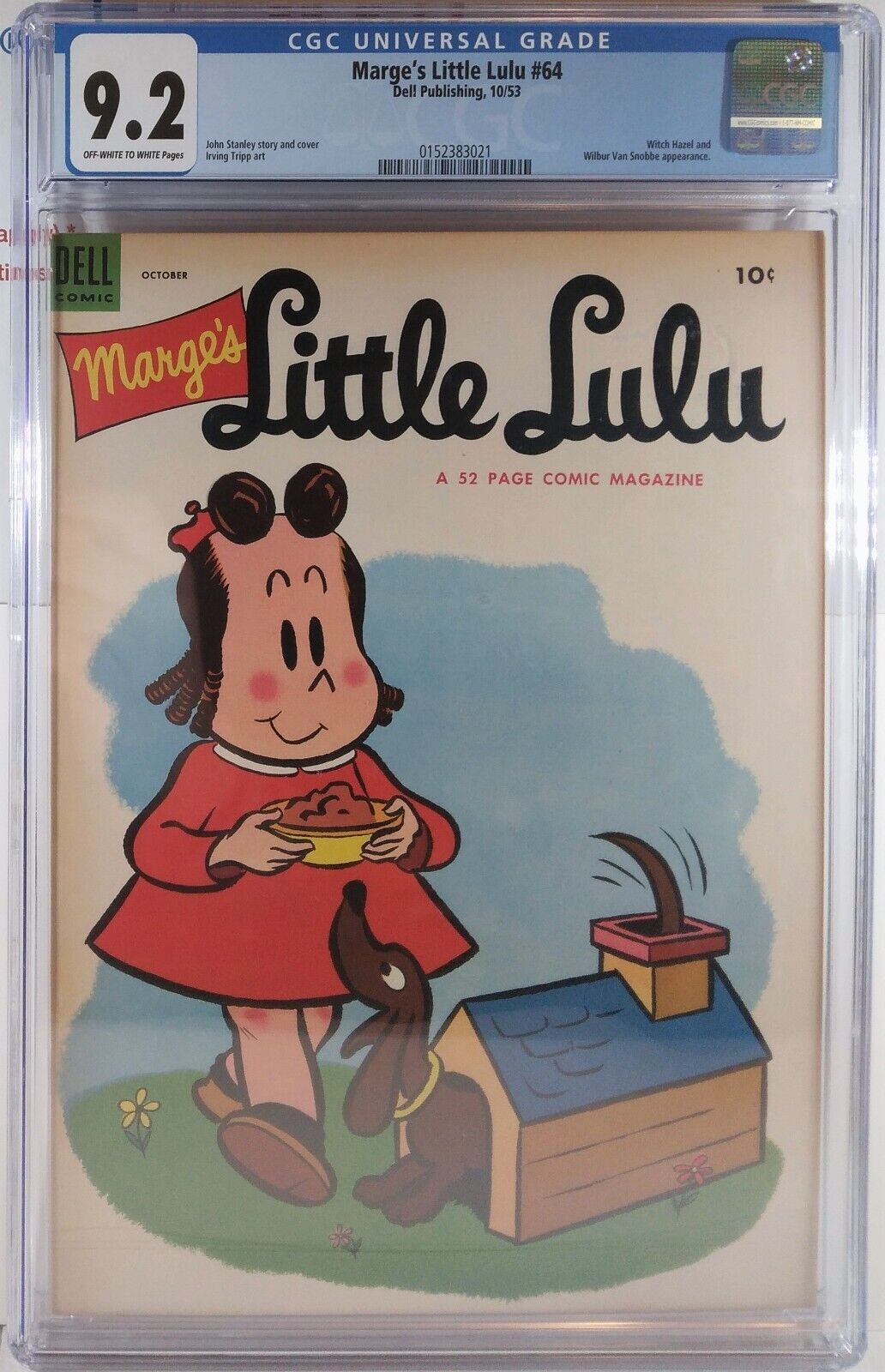 💥 CGC 9.2 NM- MARGE'S LITTLE LULU #64 DELL PUBLISHING 1953 GOLDEN AGE SCARCE