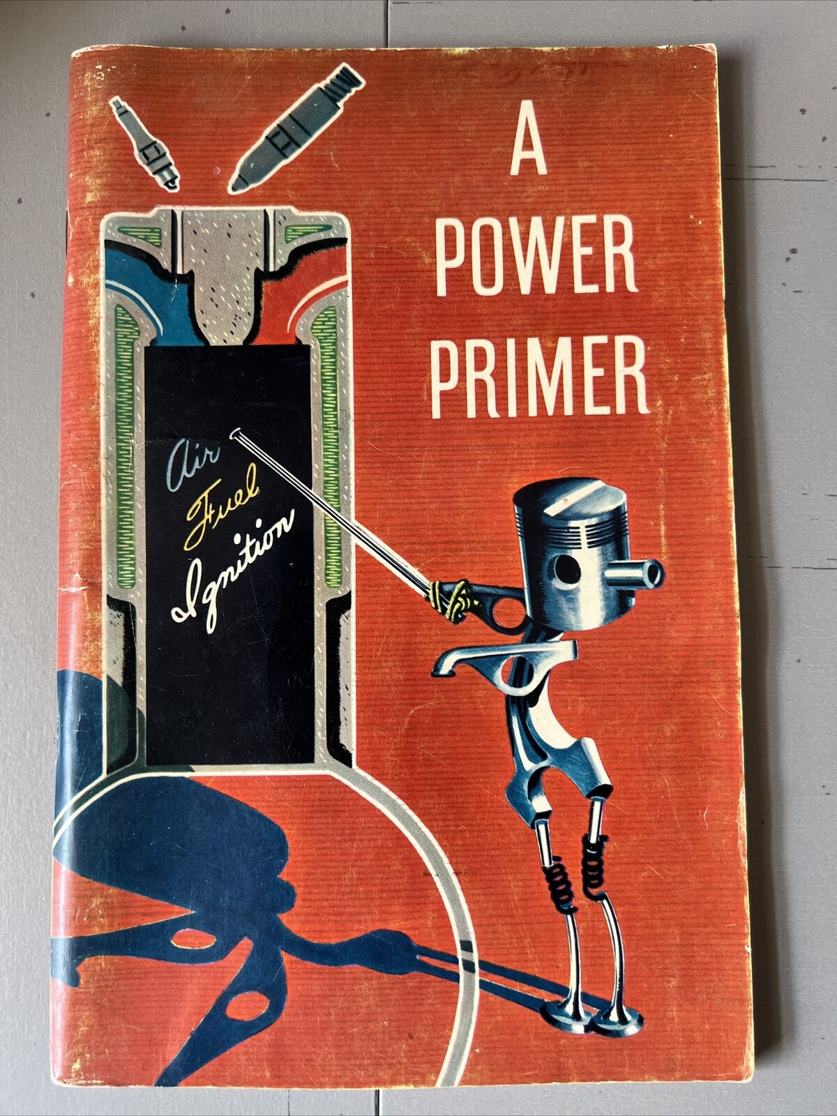 1955 GM Book • A Power Primer Mechanics Handbook Automotive • VTG Paperback