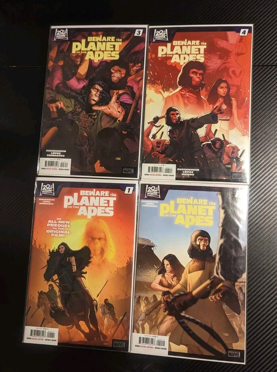 Beware The Planet Of The Apes #1-4 (Marvel Comics) Complete Series