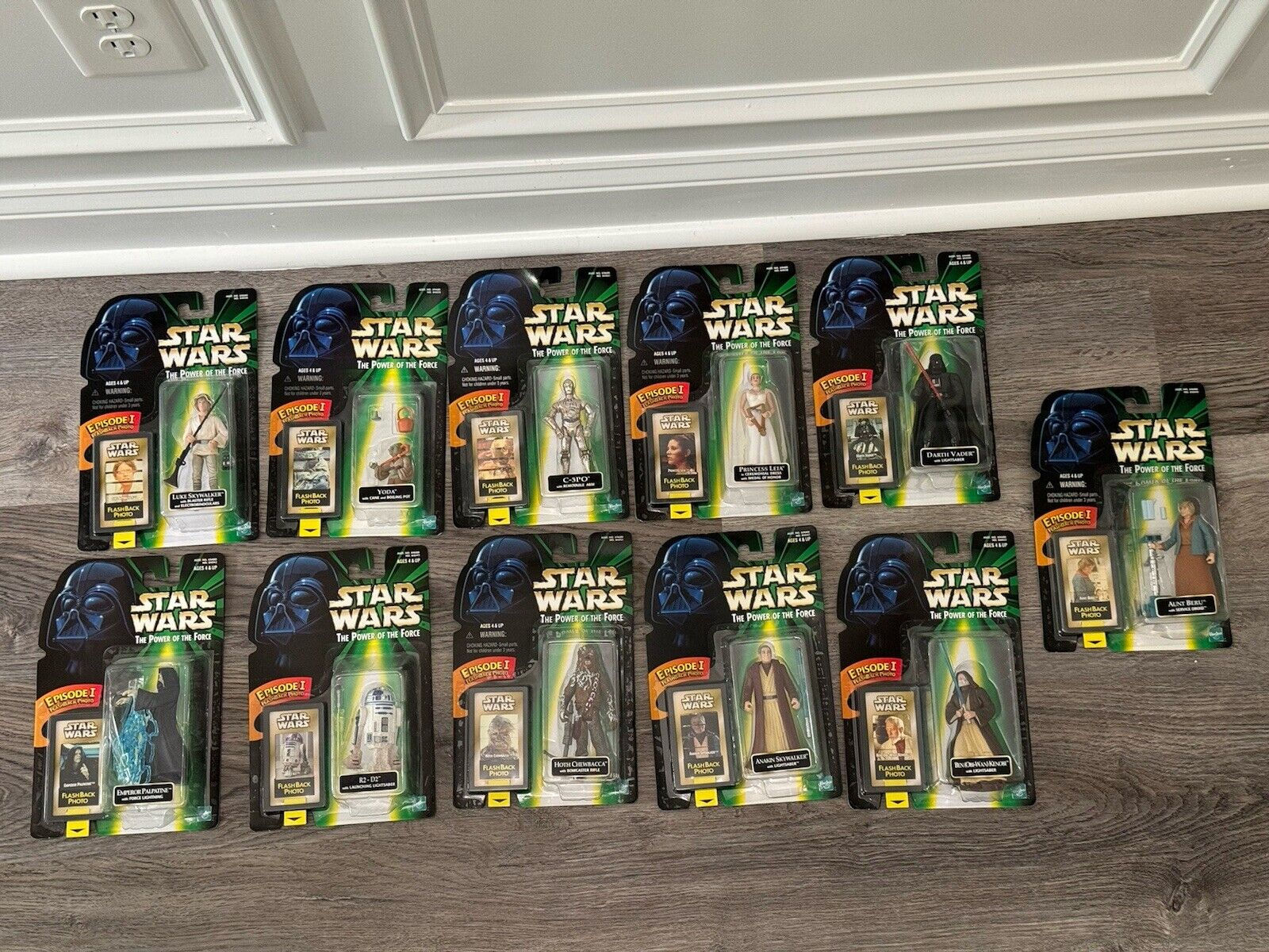 Star Wars Power Of The Force Flashback Photo 1998 Lot of 11 New R2-D2 C-3PO Luke