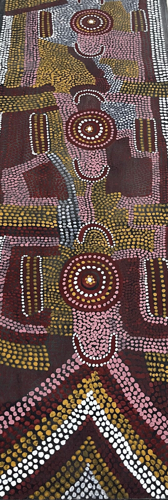 Australian Aboriginal painting - Early Papunya Johnny Scobie Tjapananangka 