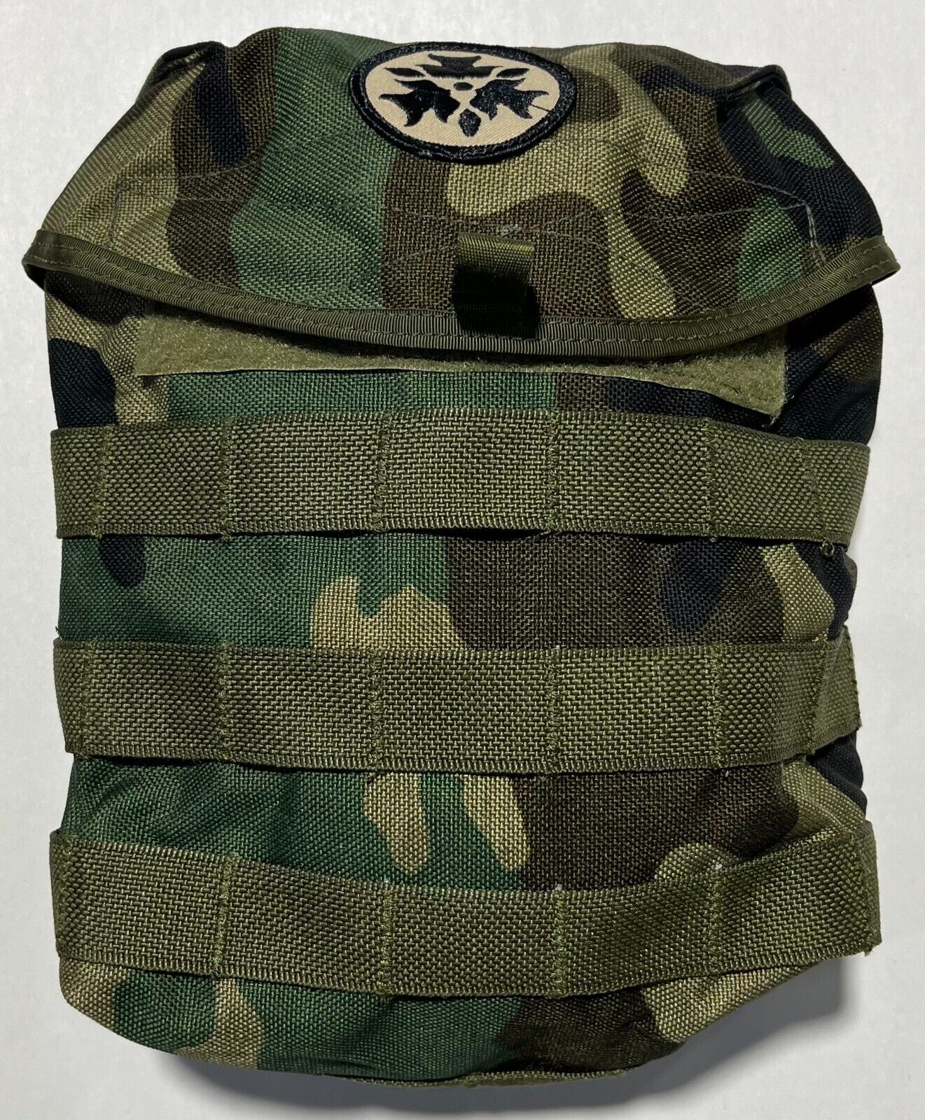 MAG DUMP POUCH Multi Purpose MOLLE MALICE (3) Woodland Camouflage TAS USA Zipper