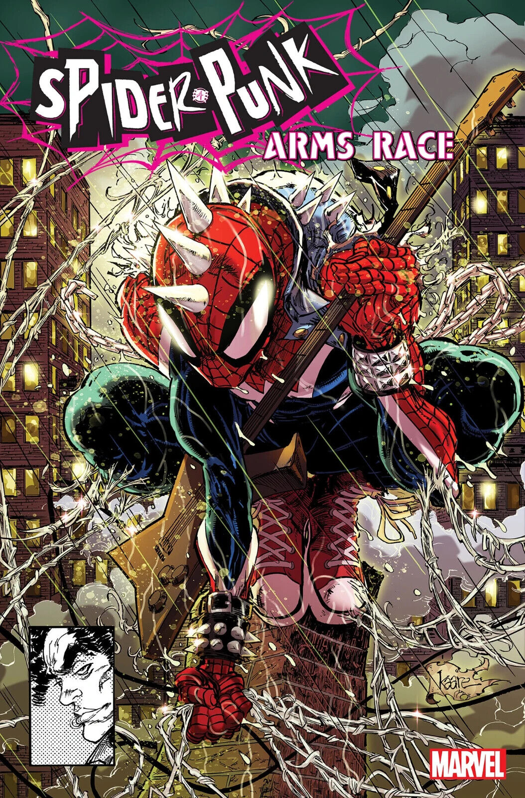 SPIDER-PUNK: ARMS RACE #1 (KAARE ANDREWS VARIANT)(2024) COMIC BOOK ~ Marvel
