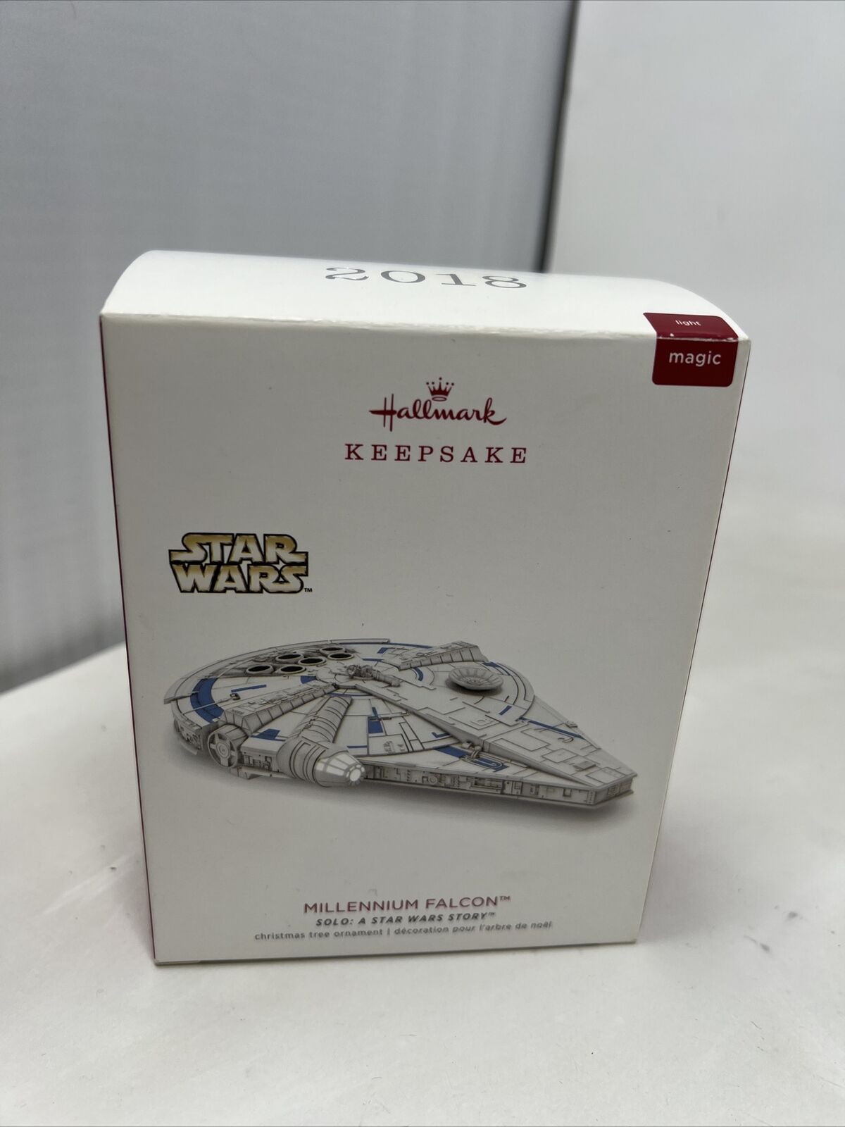 Hallmark Keepsake Ornament 2018 Millennium Falcon Solo Star Wars In Box