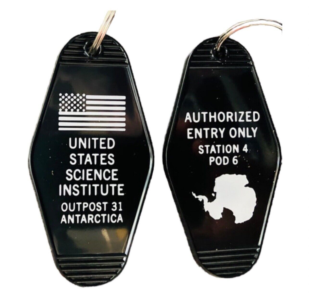 THE THING US Science Antarctica  Inspired Keytag.