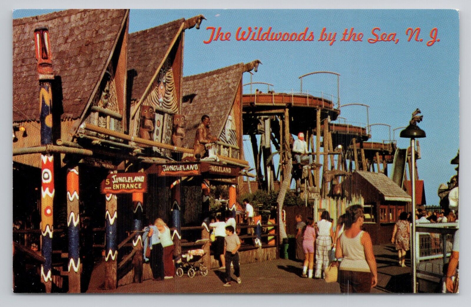 Postcard The Wildwoods By The Sea New Jersey