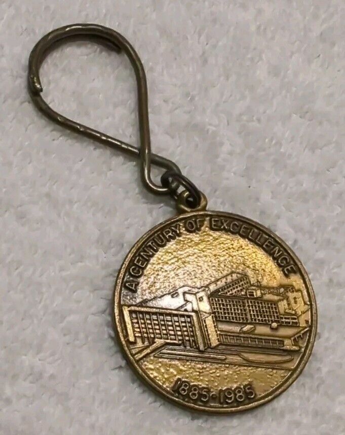 1985 Memorial Mission Hospital Asheville NC 100 Years of Excellence KEY CHAIN 