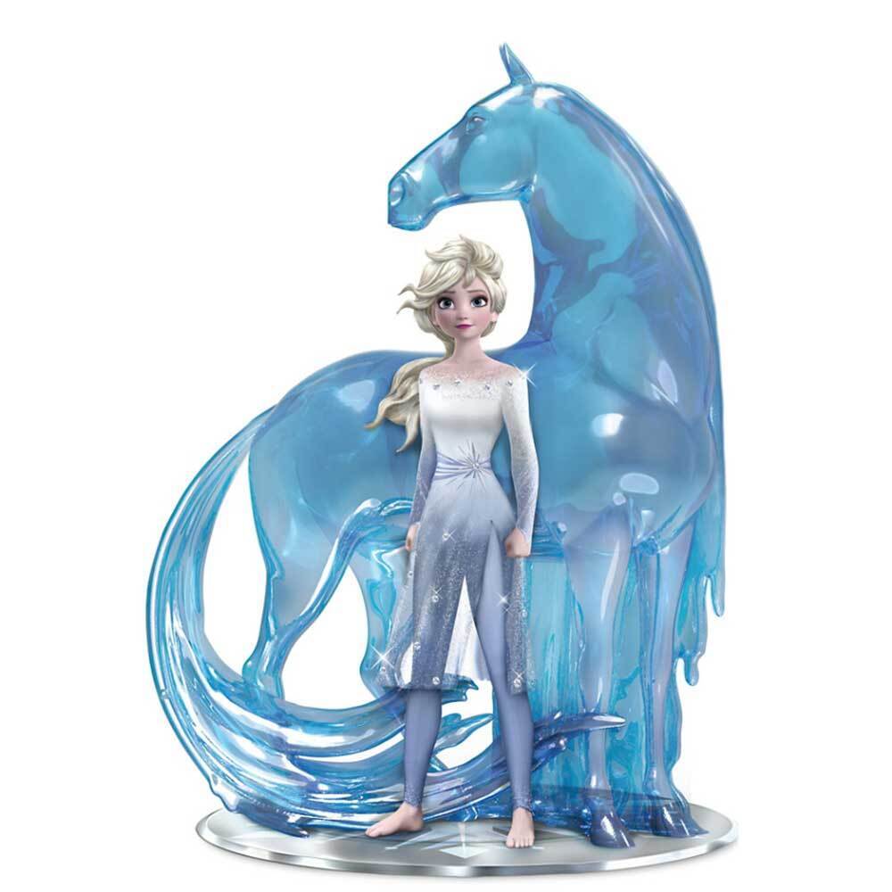 Bradford Exchange Disney FROZEN 2 Trust Your Journey Elsa And Nokk Figurine NIB