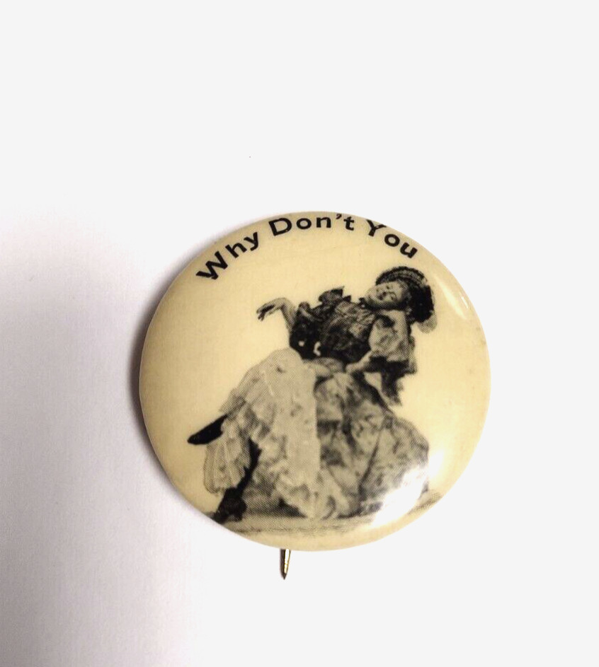 High Admiral Cigarette - Whitehead & Hoag - 1896 - Pinback - Why Don't You