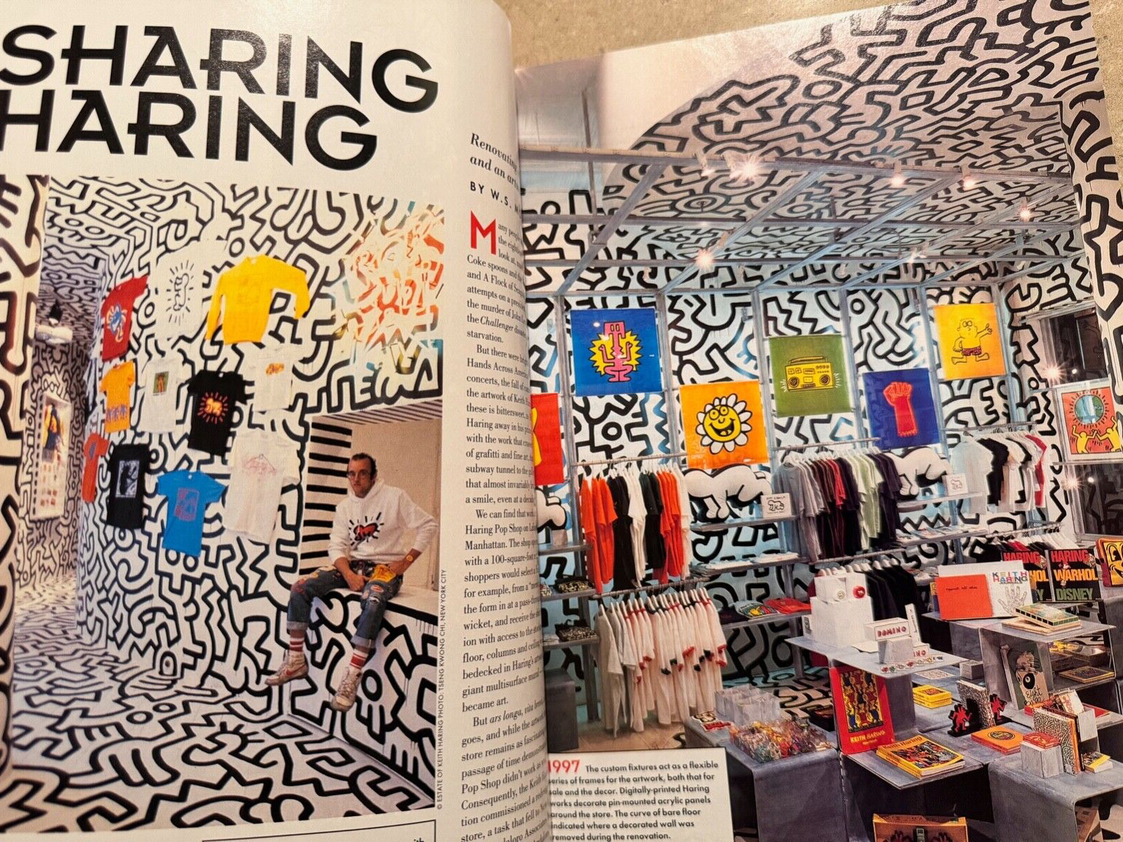 VMSD Keith Haring PoP Shop Edition Magazine Vtg 1997 Visual Display Time Capsule