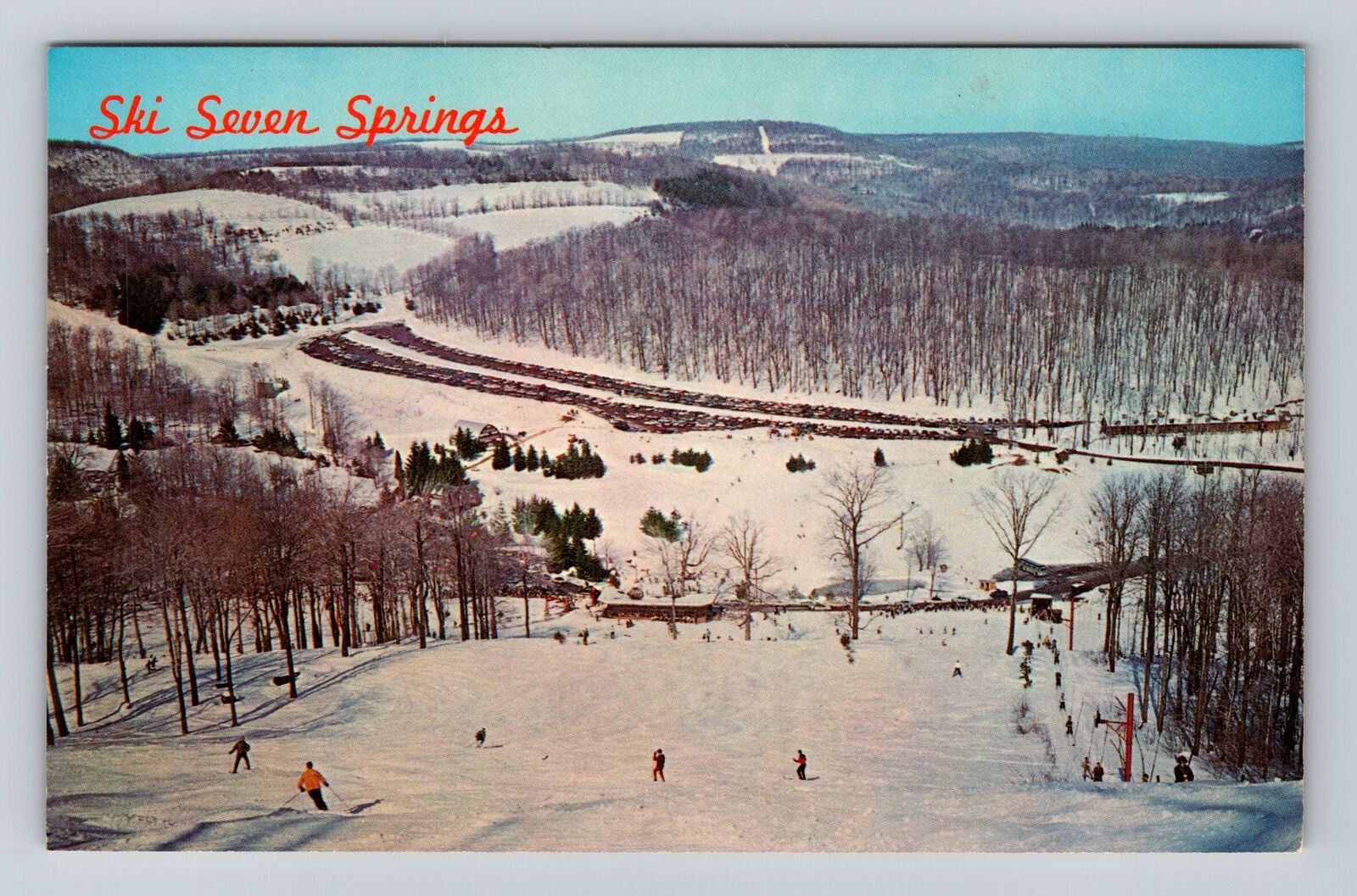 Pittsburgh PA-Pennsylvania, Seven Springs, Antique, Vintage Souvenir Postcard