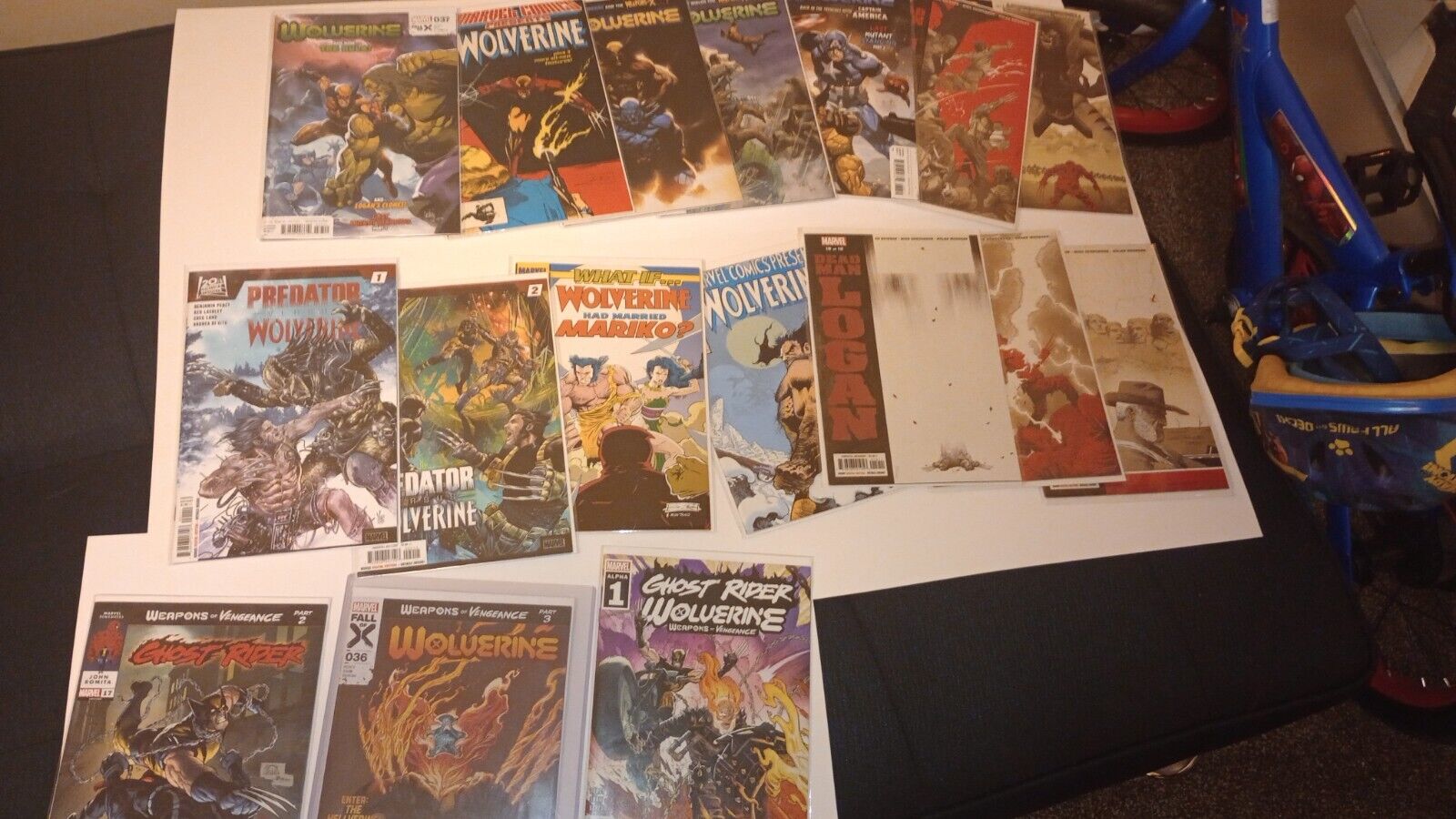 Comic Book Lot Of Wolverine Including The First Appearance Of The Hellvarin 