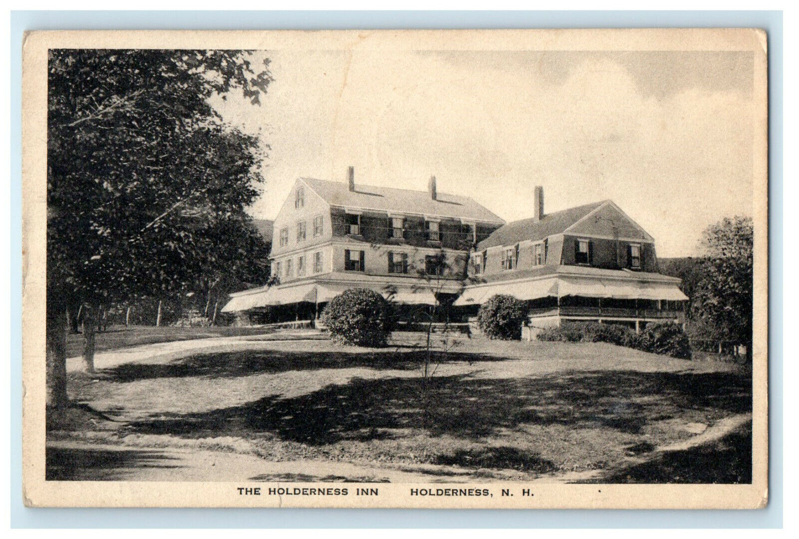 1932 The Holderness Inn, Holderness, New Hampshire NH Vintage Posted Postcard