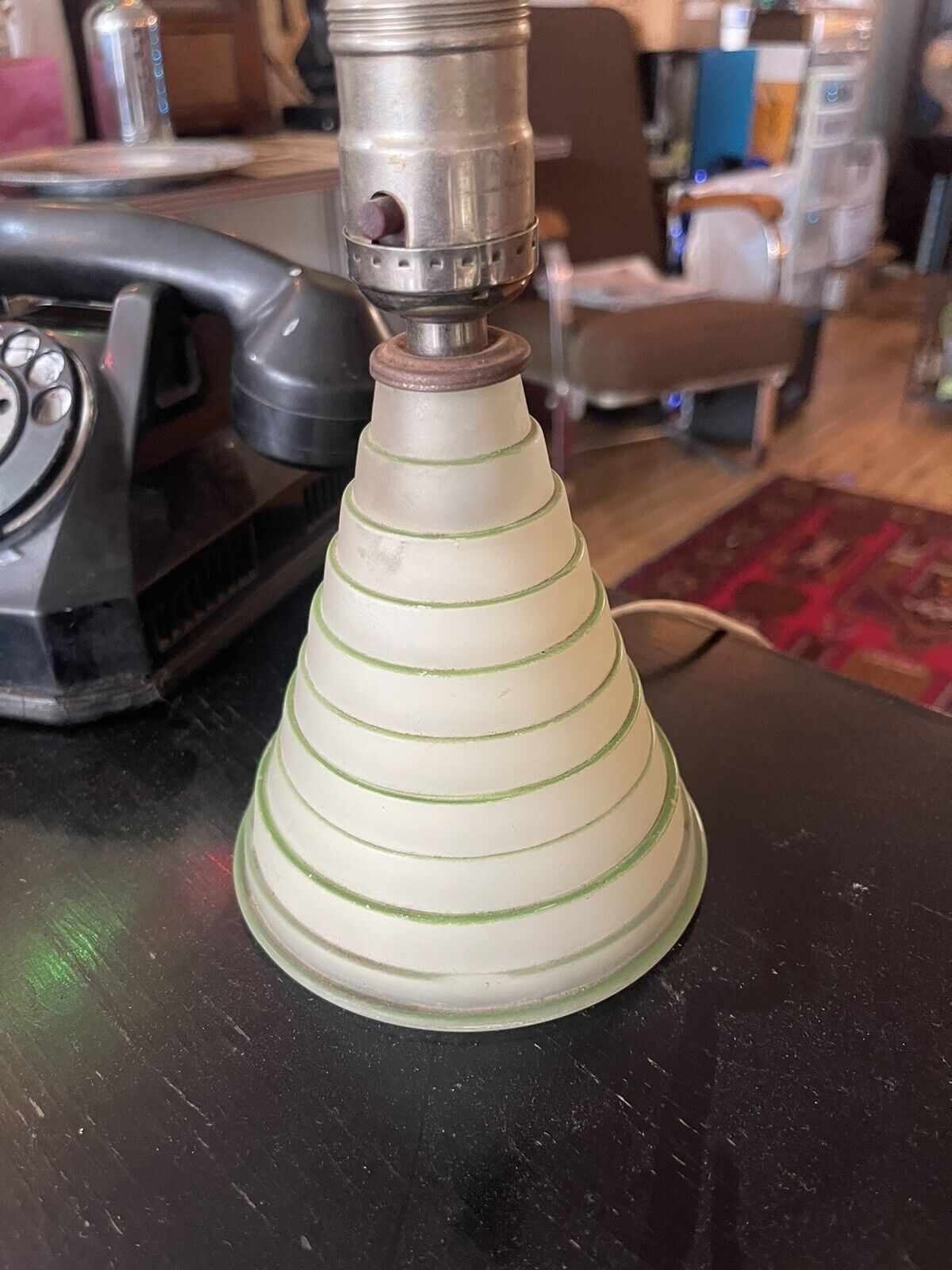 Vintage Antique 1939 World’s Fair Saturn Lamp? *Base Only*