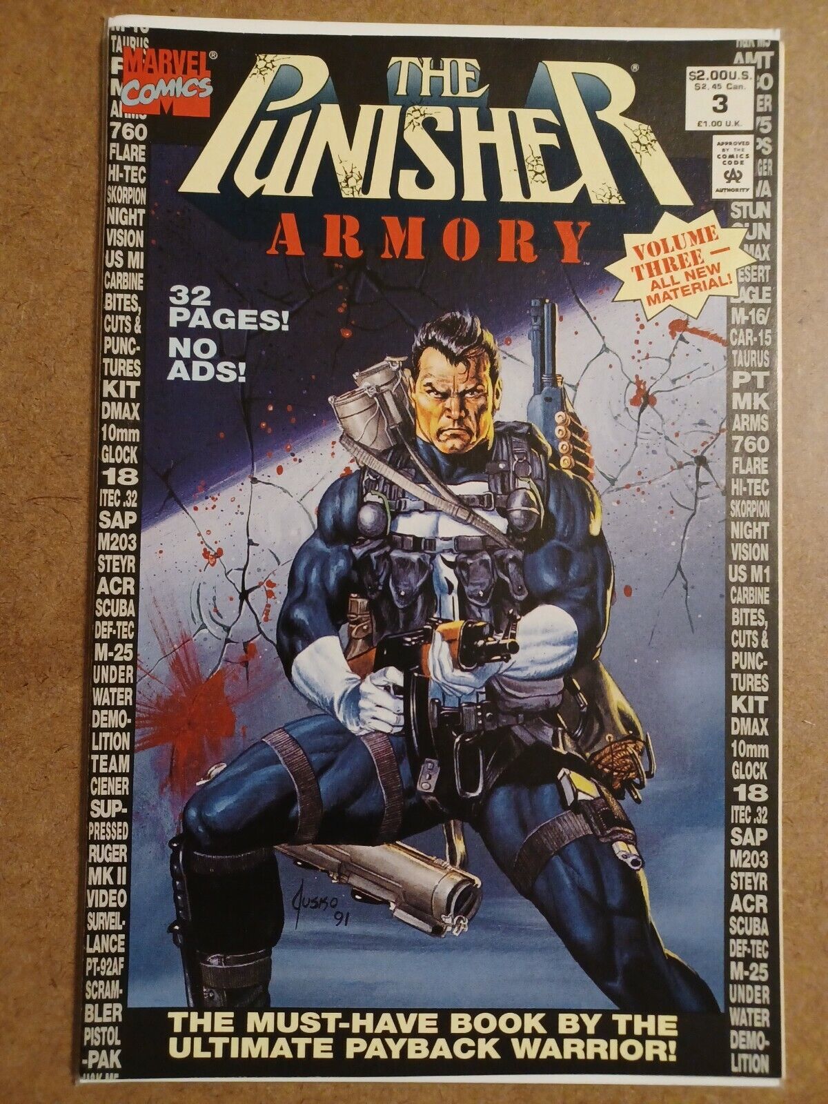 Punisher Armory #3 Comic Book - Joe Jusko Great Cover - Netflix - Pics