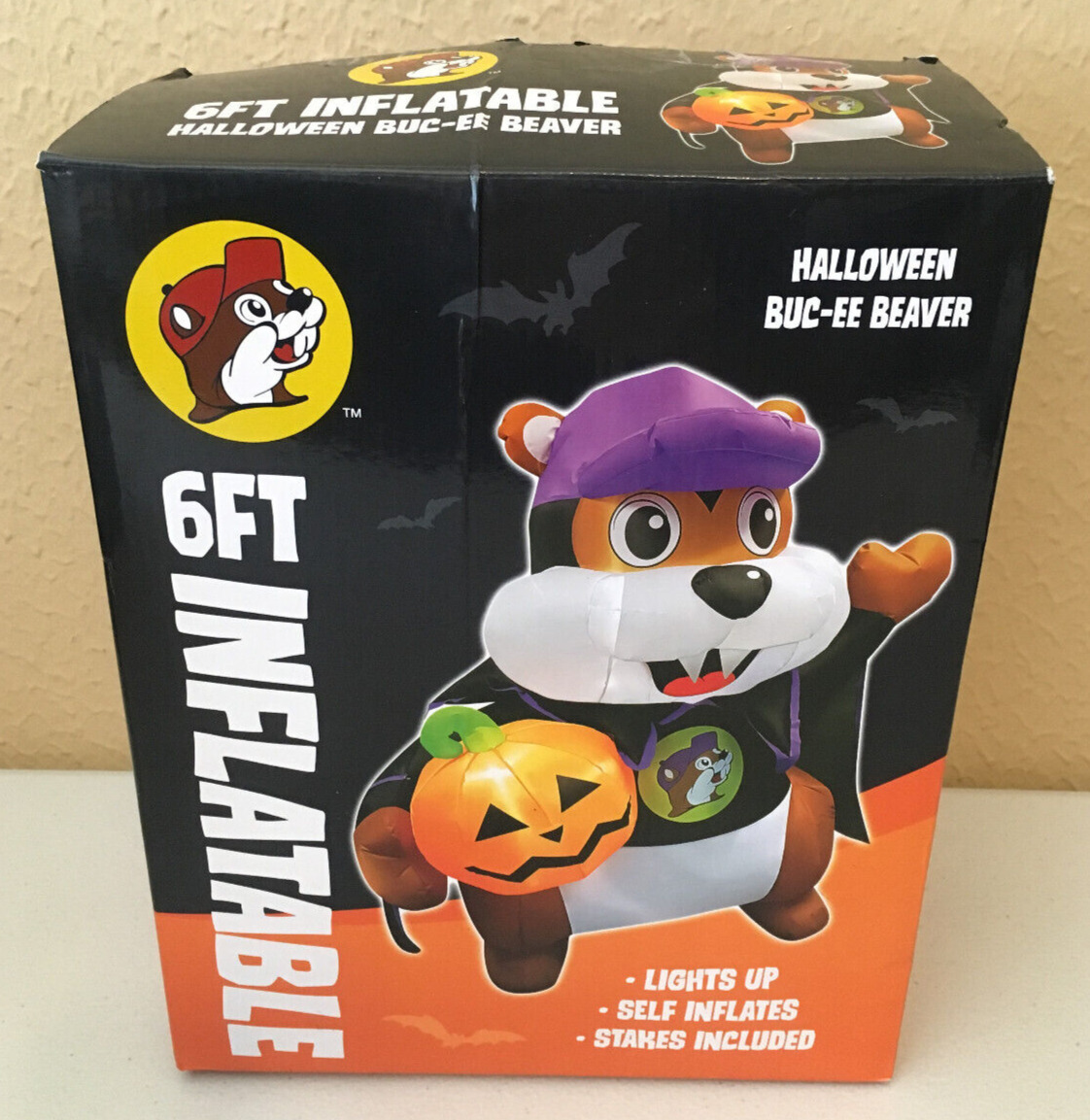 Buc-ee's Beaver Mascot 6' Ft Inflatable Halloween Lighted Bucees