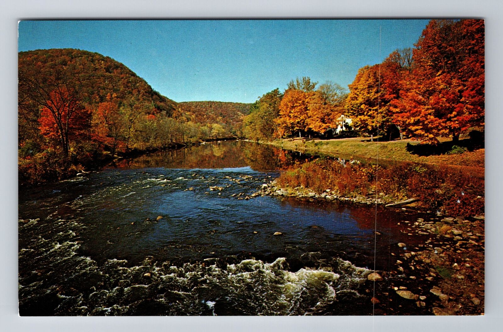 West Cornwall CT-Connecticut, Housatonic River Valley, Antique Vintage Postcard