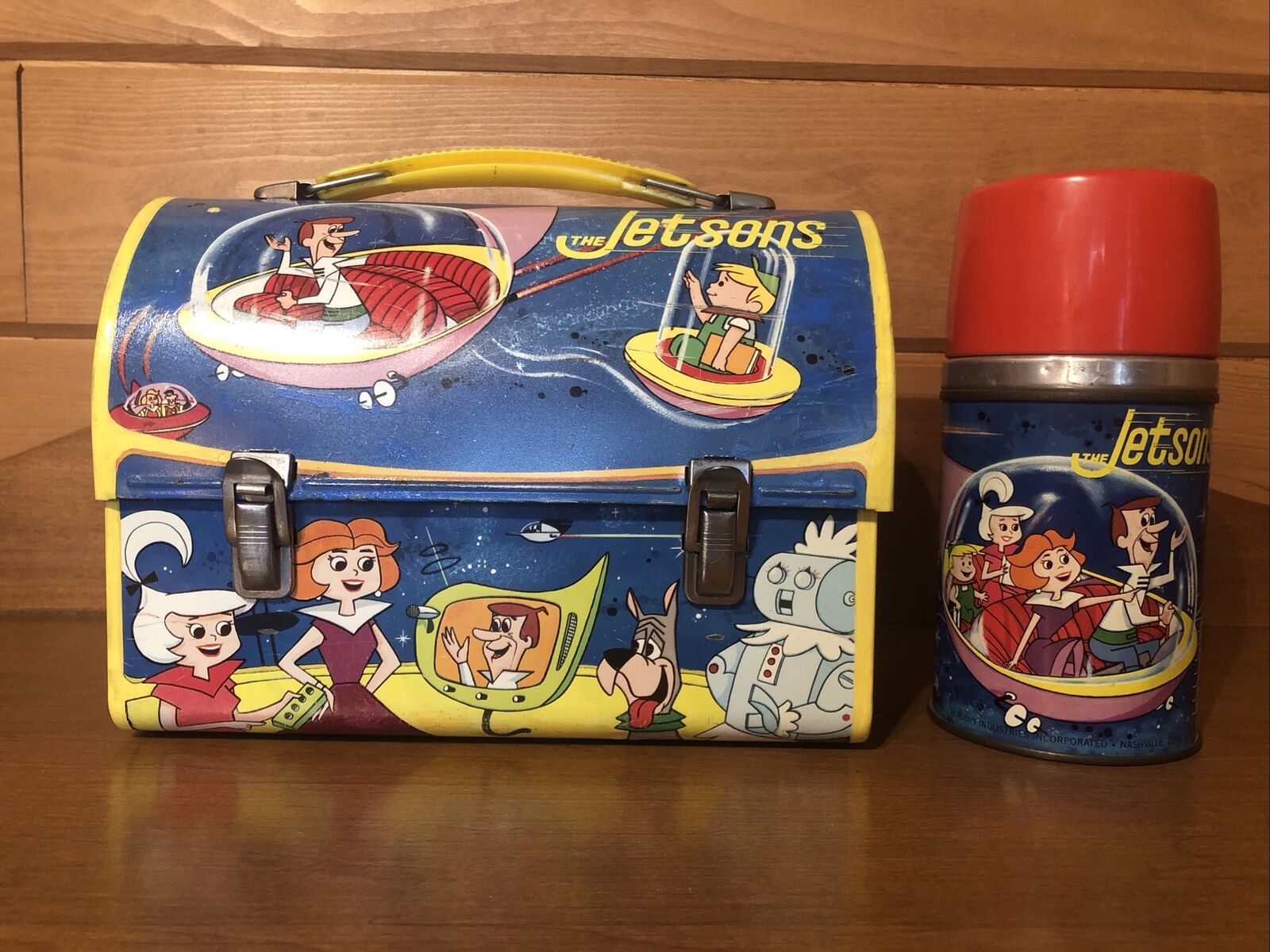 1963 Jetsons Lunchbox    Lunch box  & Thermos