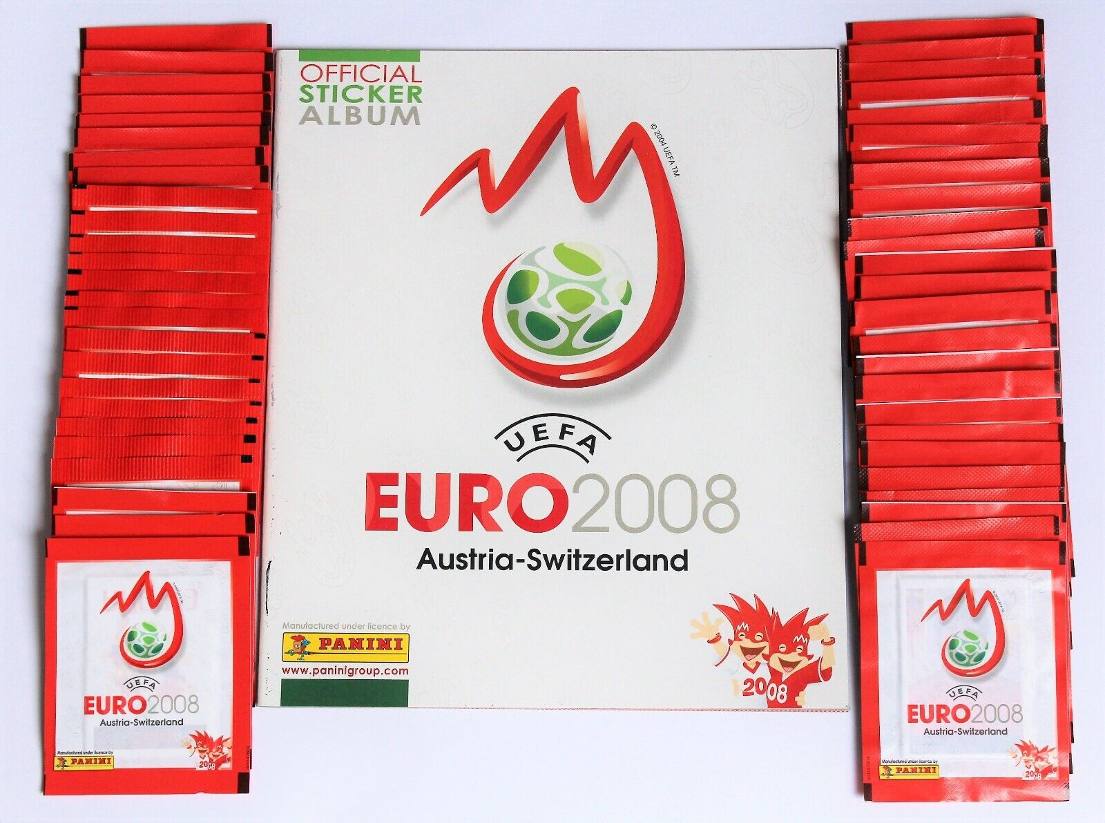 Panini EURO 2008 - 50 bags + blank album - NEW