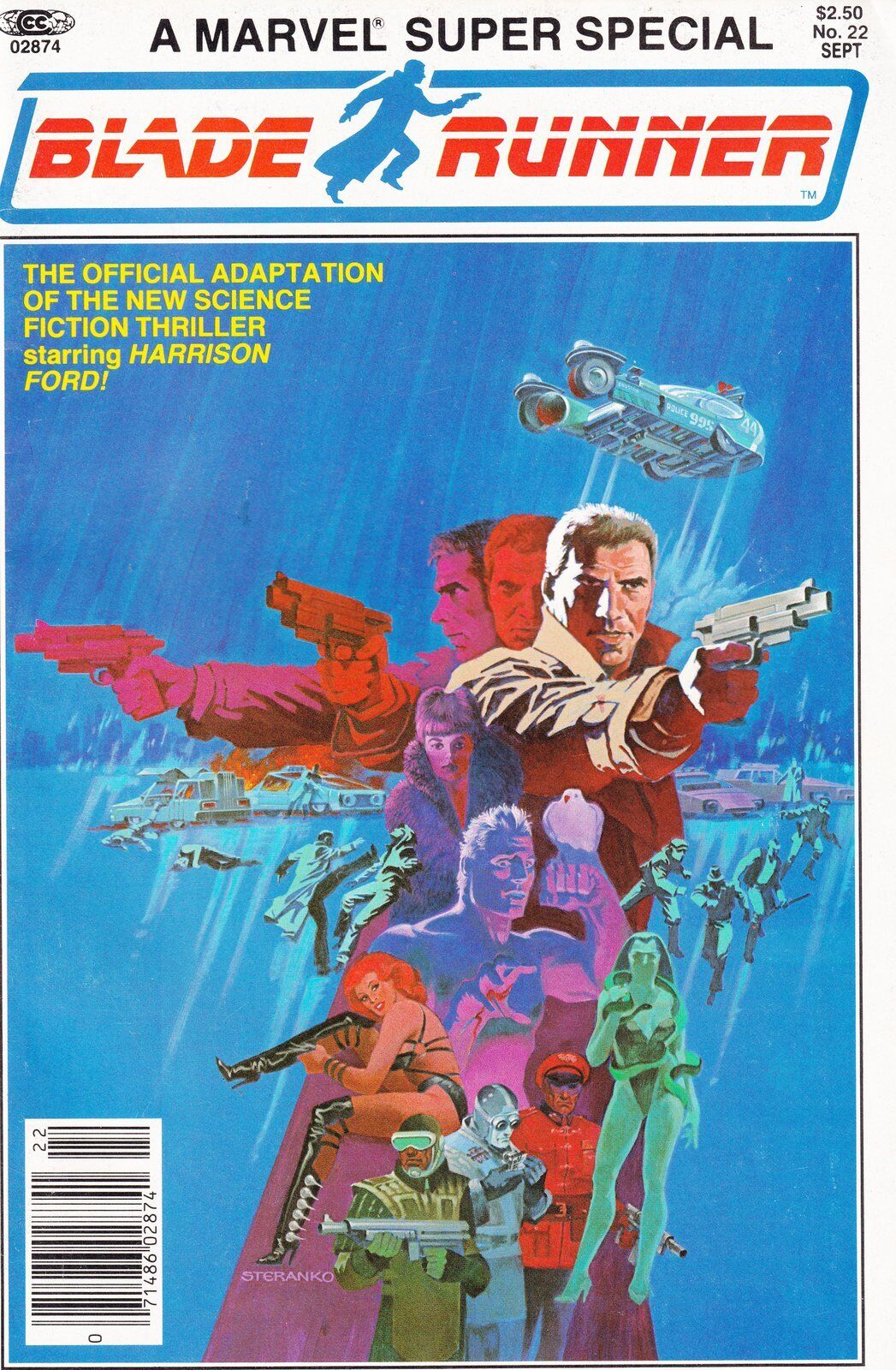 Marvel Super Special (Blade Runner) #22 Newsstand Cover Marvel Comics