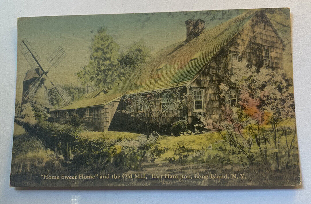 Vintage Postcard c1934 ~ Home Sweet Home East Hampton ~ Long Island New York NY