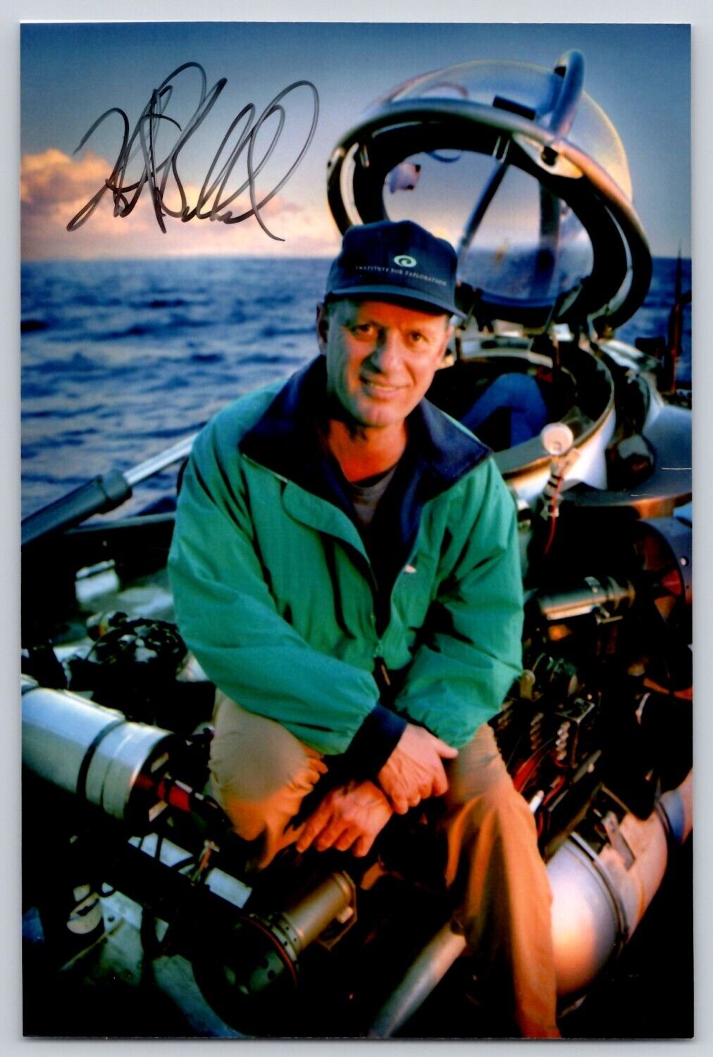 Robert Ballard Authentic Autographed Signed Discovered The Titanic 4x6 Photo