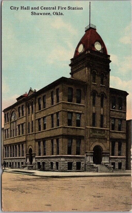 1910s SHAWNEE, Oklahoma Postcard \