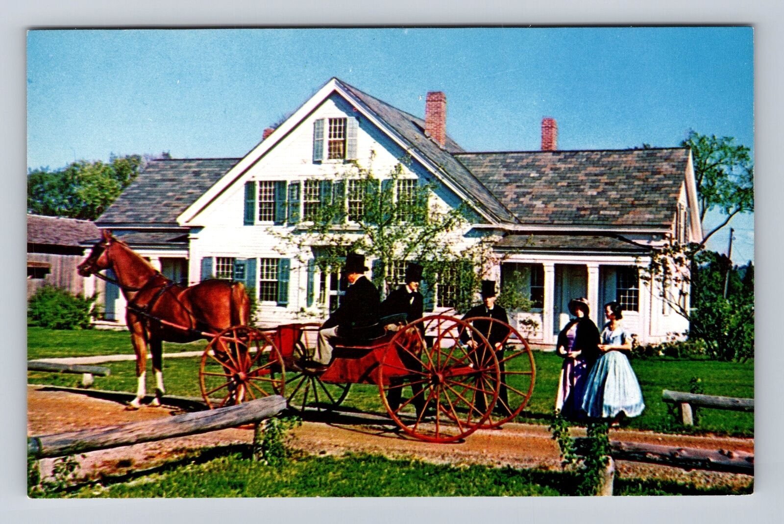 Shelburne VT- Vermont, The Dorset Castle, Antique, Vintage Souvenir Postcard