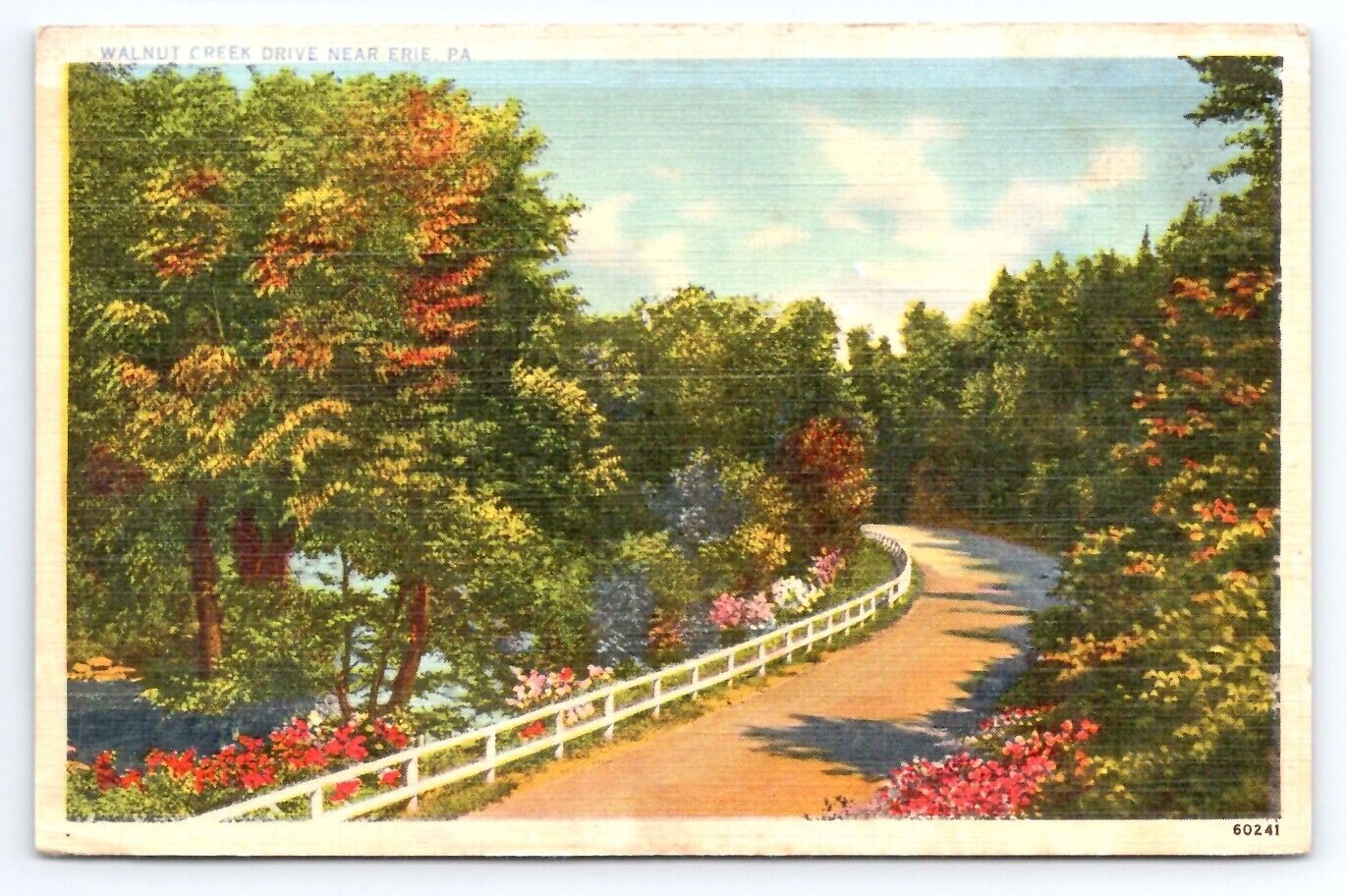 c1930's Hershey PA Pennsylvania Hershey Rose Garden Linen Postcard