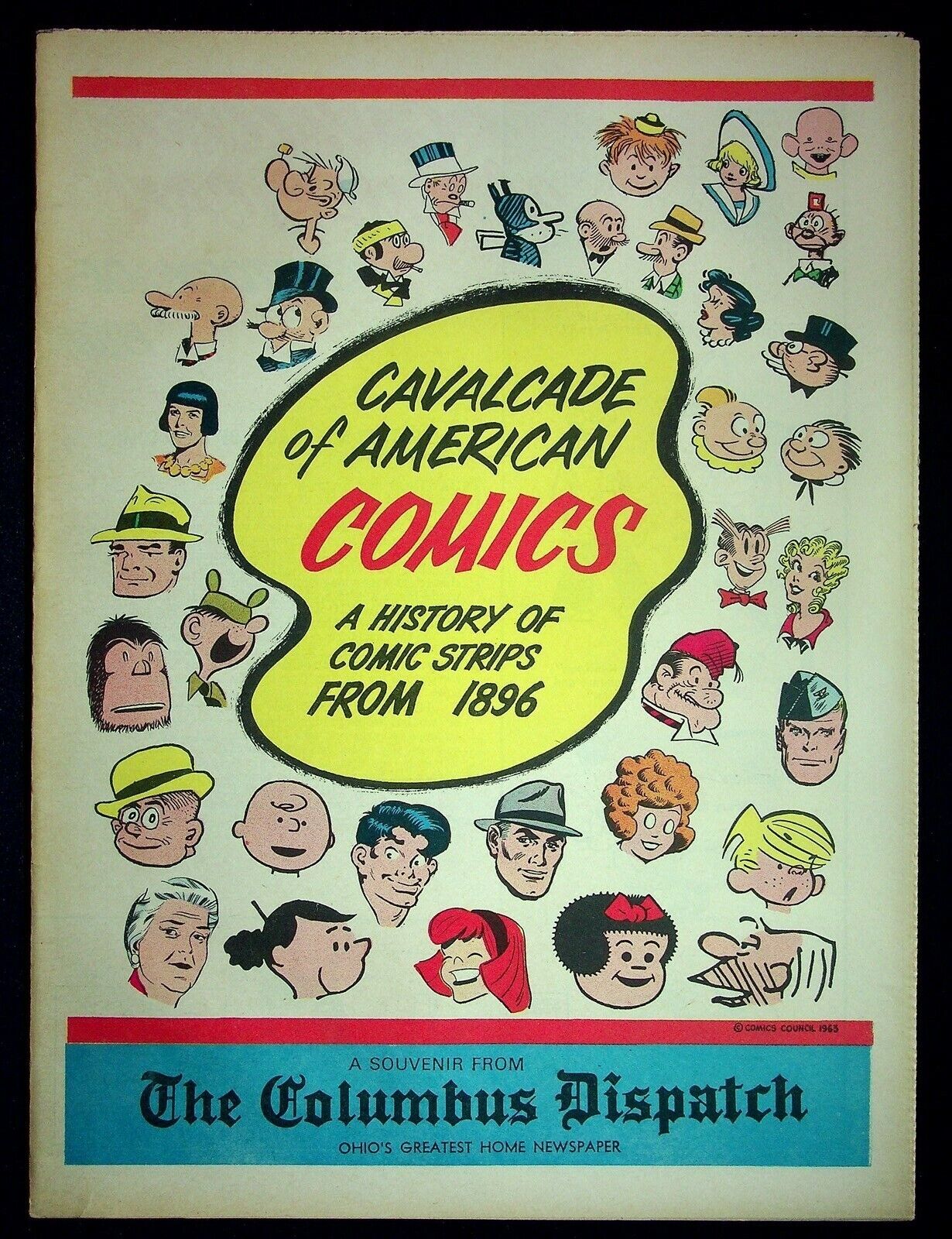 Cavalcade Of American Comics History Of Comic Strips From 1896-1963 Dick Tracy