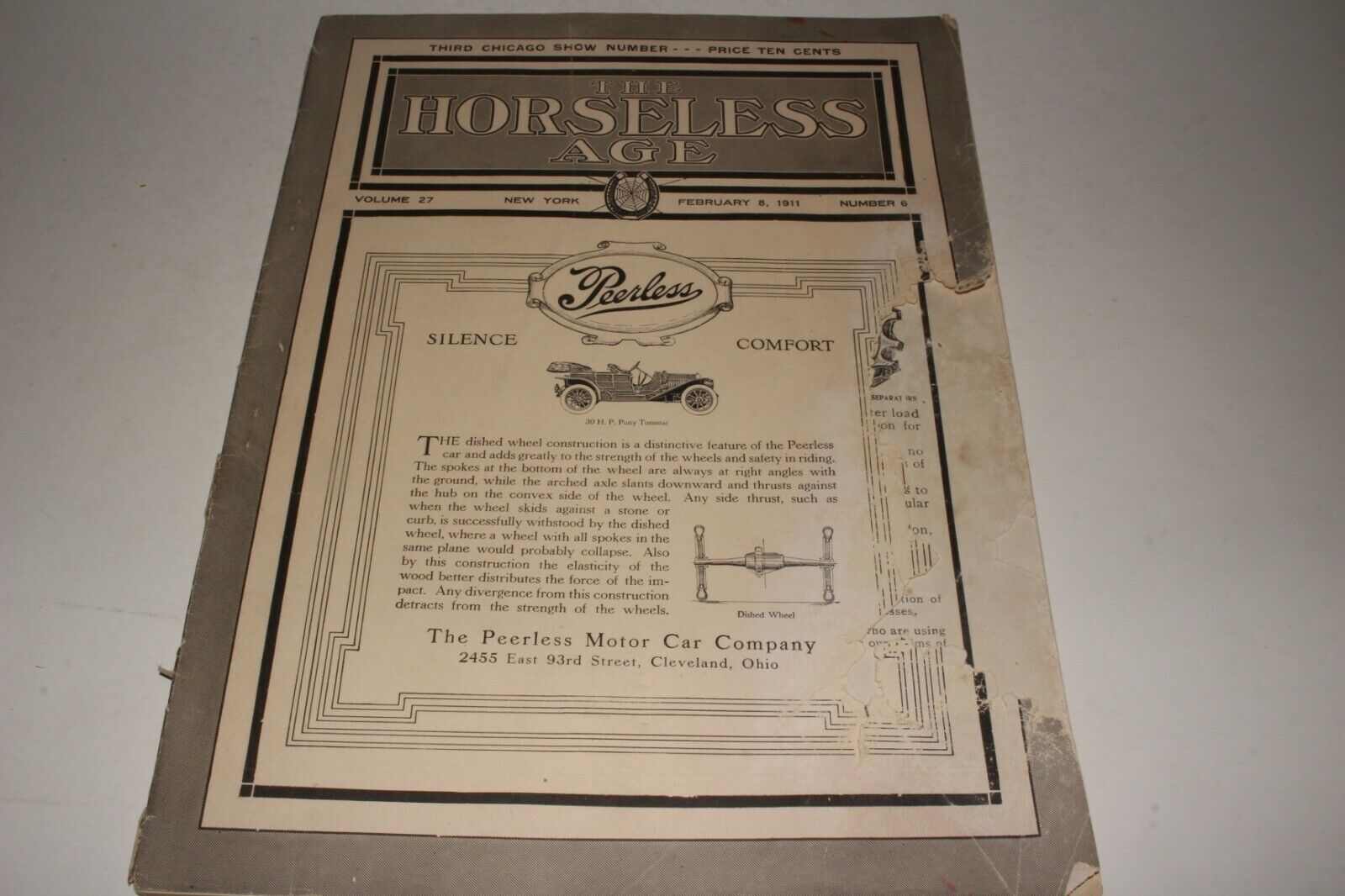 THE HORSELESS AGE MAGAZINE FEBRUARY 8, 1911, VOLUME 27, NUMBER 6