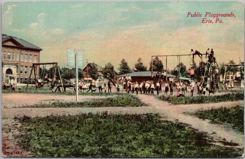 Vintage 1910s ERIE Pennsylvania Postcard 
