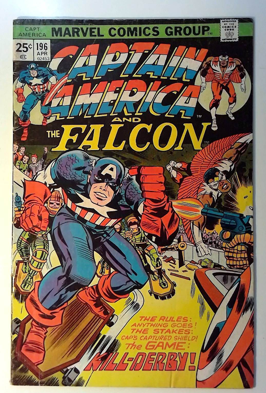 Captain America #196 Marvel (1976) VG/FN 1st Series 1st Print Comic Book