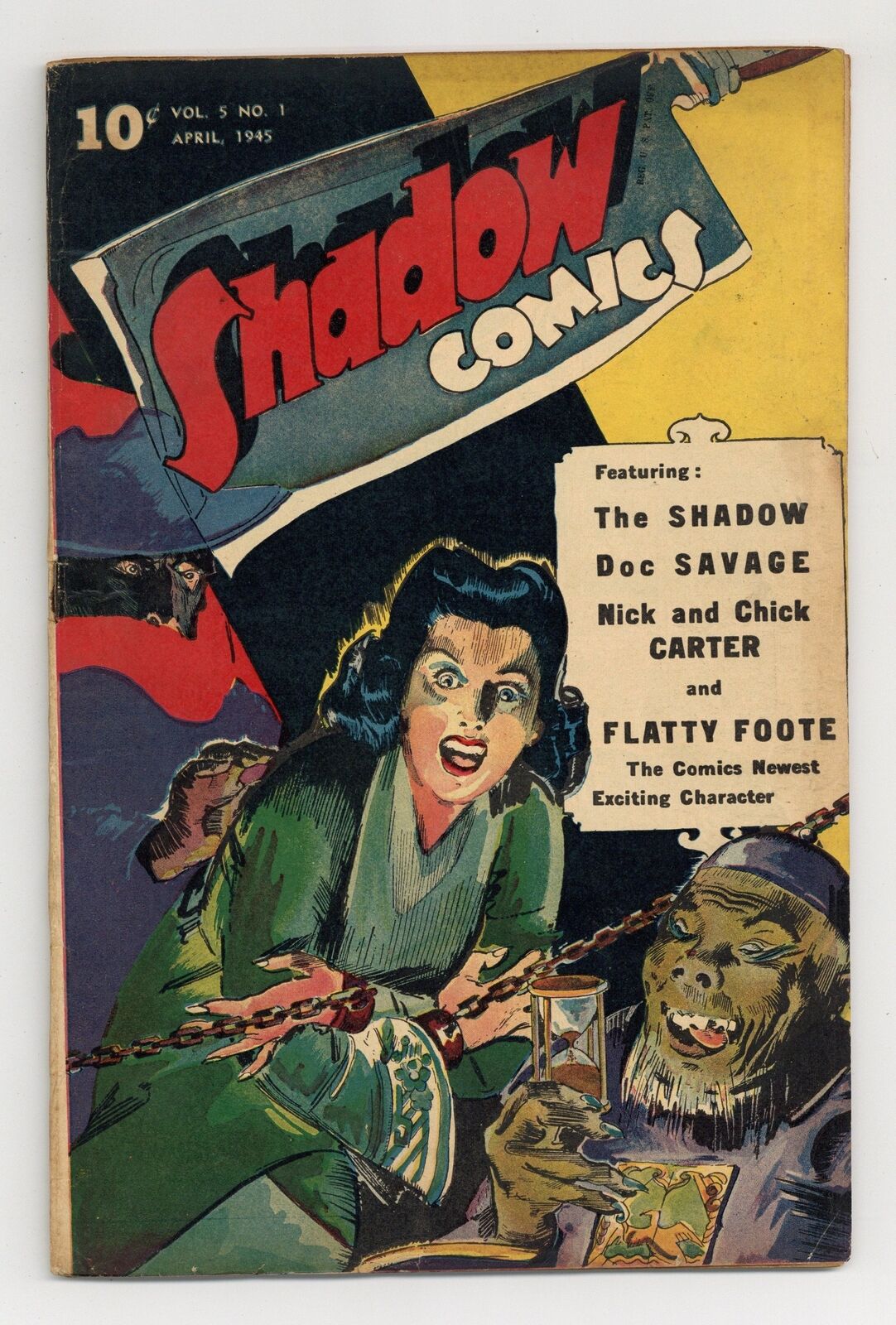 Shadow Comics Vol. 5 #1 GD 2.0 1945