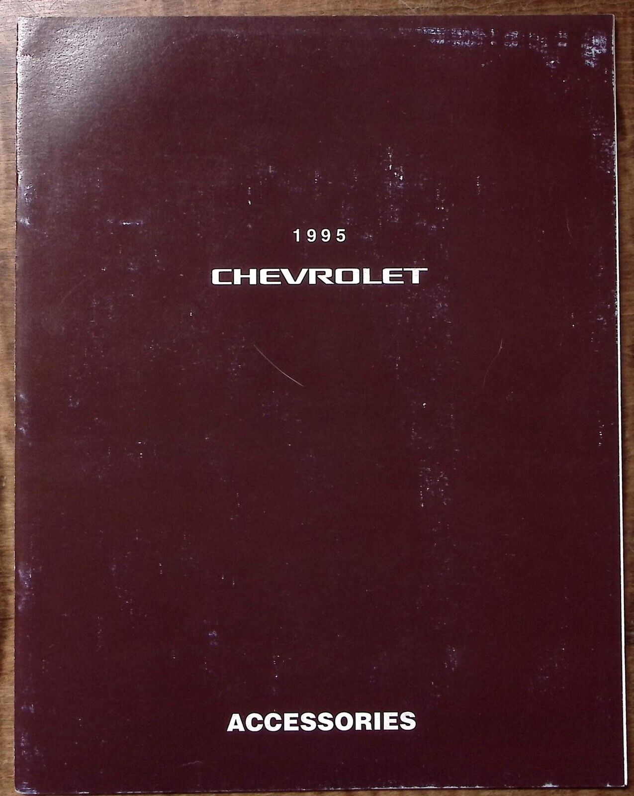 1995 CHEVROLET ACCESSORIES CATALOG CHEVY CAR DEALERSHIP ADVERTISING SALES Z5013