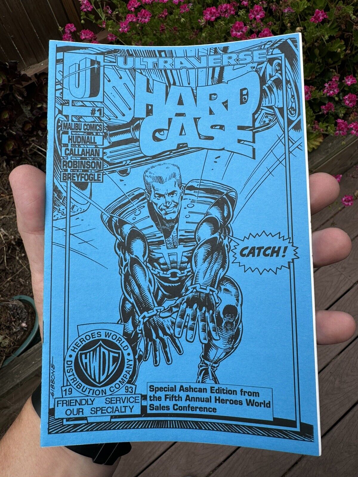 ~Malibu Ultraverse HARDCASE Ashcan Comic~1993 PROMO~Heroes World Sales Conf~