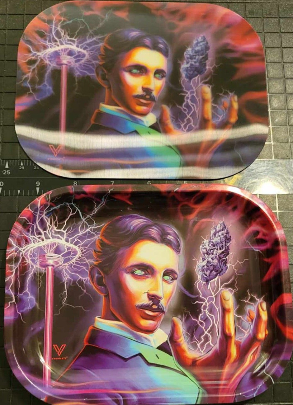 Nikola Tesla High Voltage Roll n Go 3D Mag Slap with Metal Tray