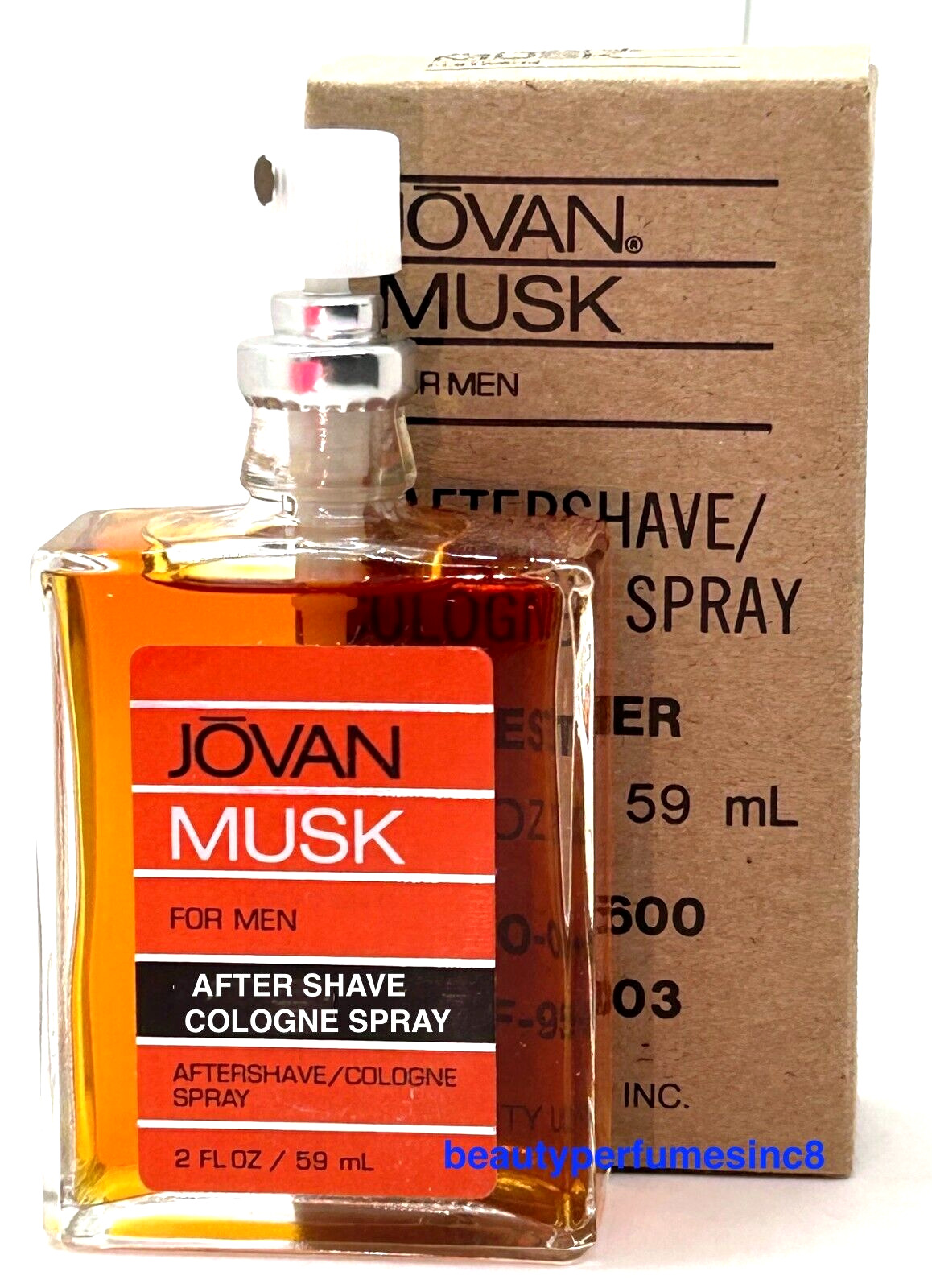 JOVAN MUSK by Jovan For Men 2 oz Spray Cologne / A Shave NEW