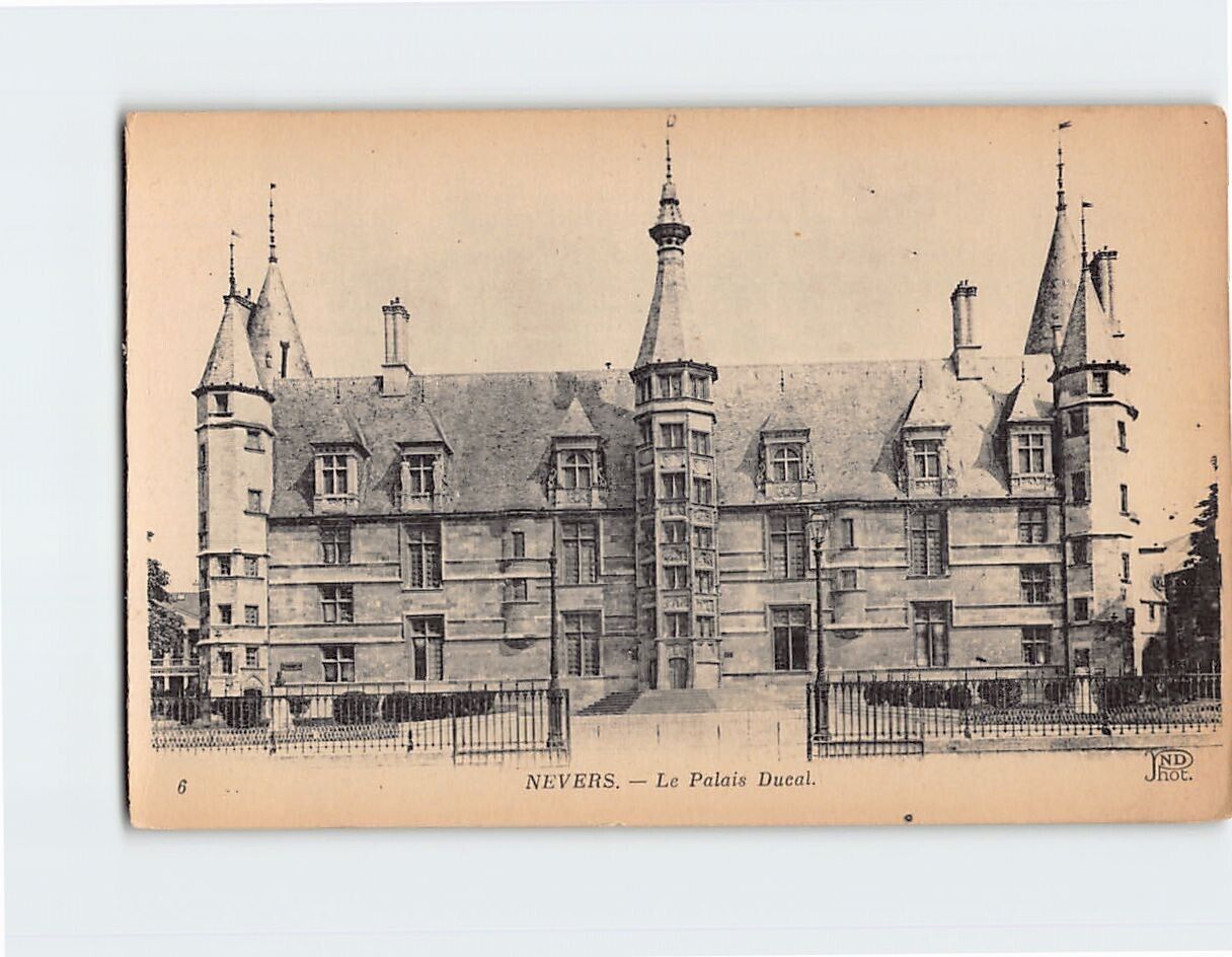 Postcard Palais ducal de Nevers Nevers France