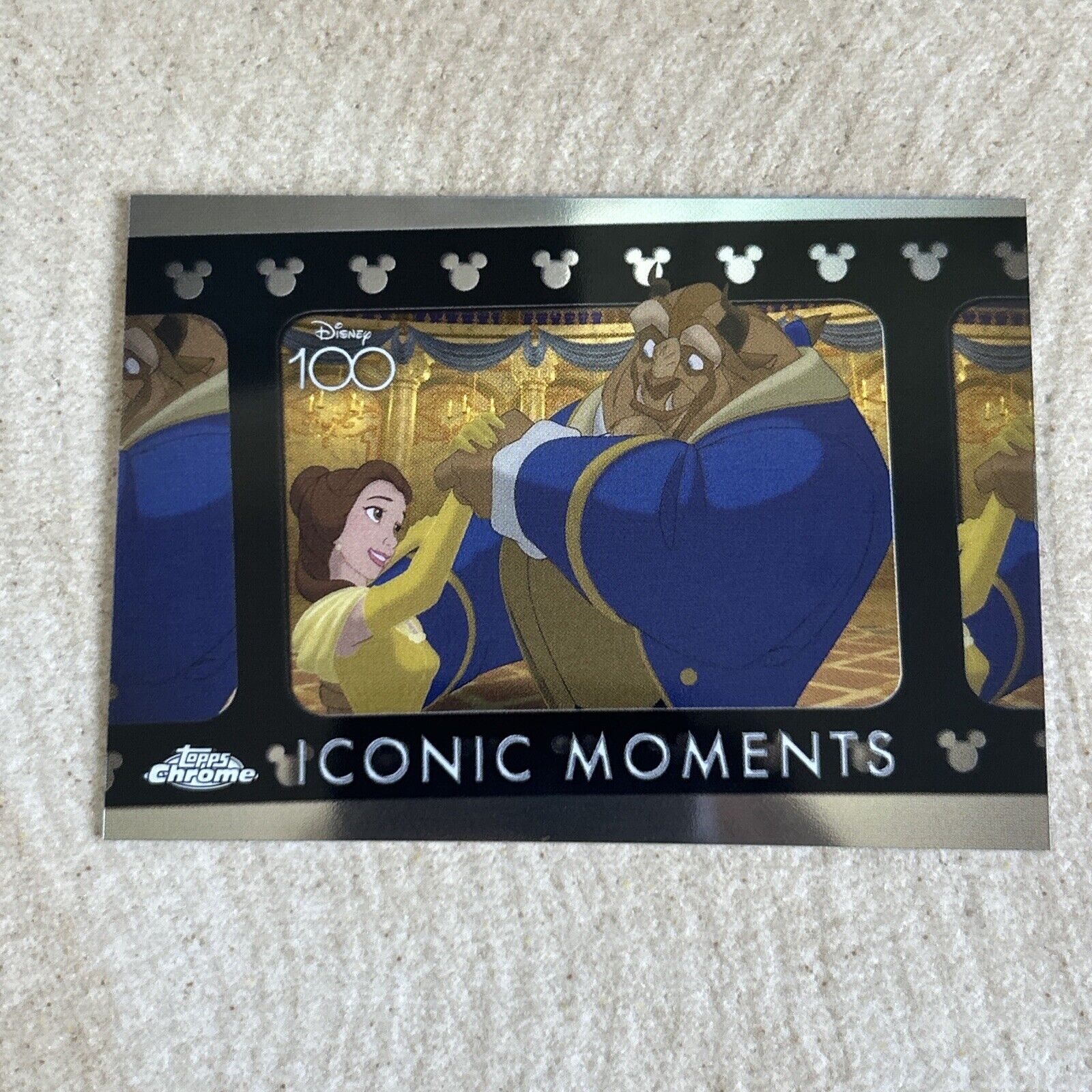 2023 Topps Chrome Disney 100 Iconic Moments IM-20 The Dance Beauty And The Beast