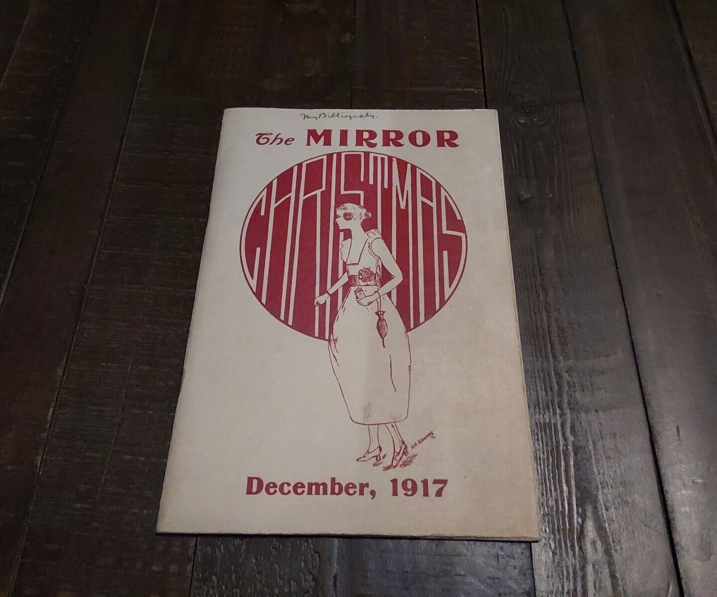 1917 The Mirror Magazine Central High School Philadelphia PA Christmas Issue