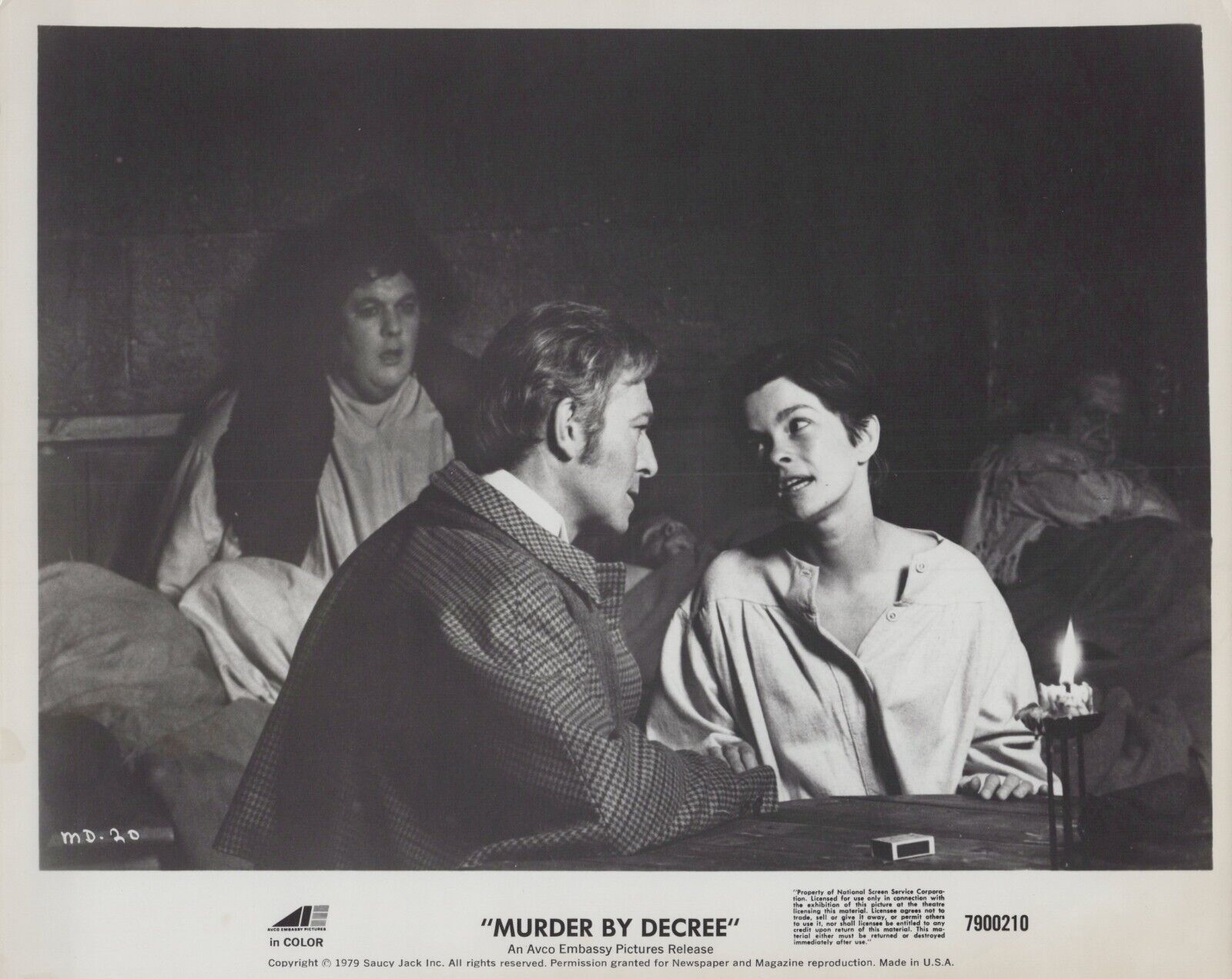 Geneviève Bujold + Christopher Plummer in Murder by Decree (1979) ❤ Photo K 368