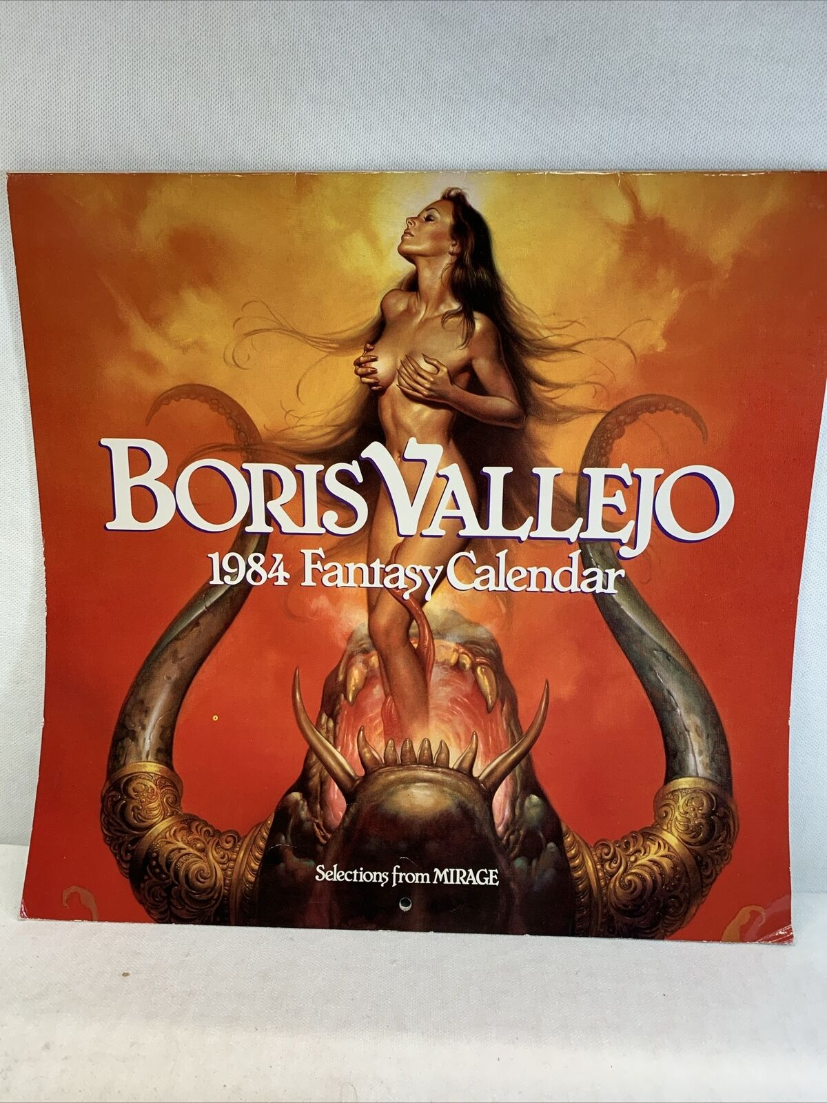 Boris Vallejo's Mythology Calendars 1984 Fantasy Women Paintings Opens Never Use