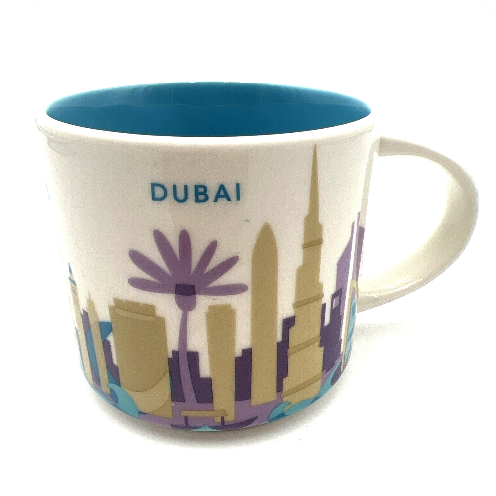 Starbucks You Are Here Dubai Skyline Coffee Tea Mug Cup 14oz 2018