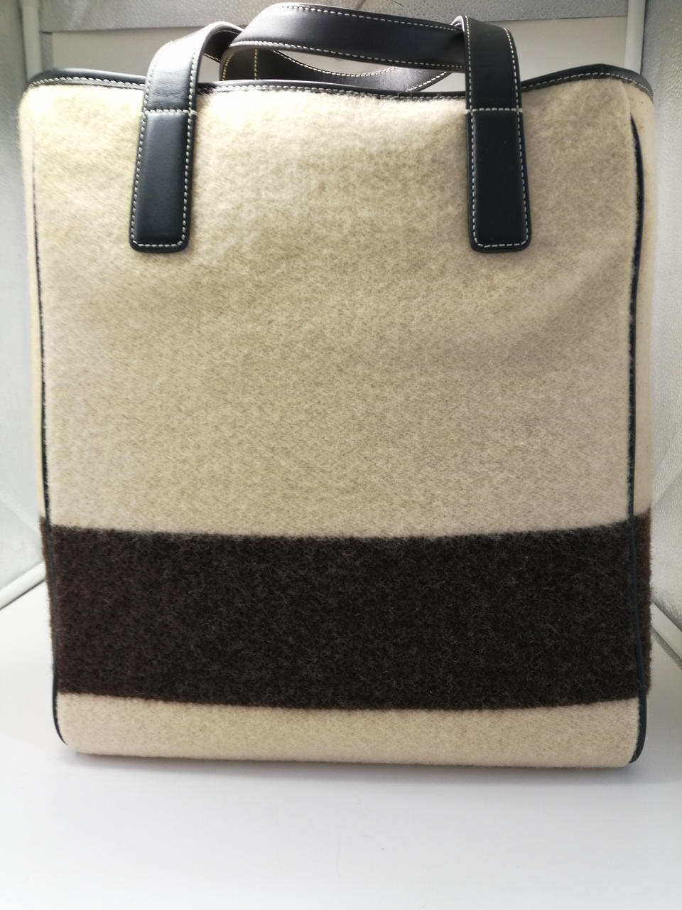 Old Coach Wool Leather Tote Model No.  8128 COACH 0512F